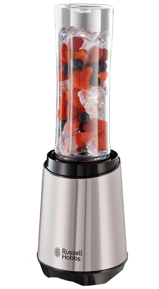 RUSSELL HOBBS Смузи мейкеры Mix & Go Smoothie Maker 23472-56, 300 W, 600 ml Mixbehälter, spülmaschinenf., Edelst., Power Motor 23.500 U/min