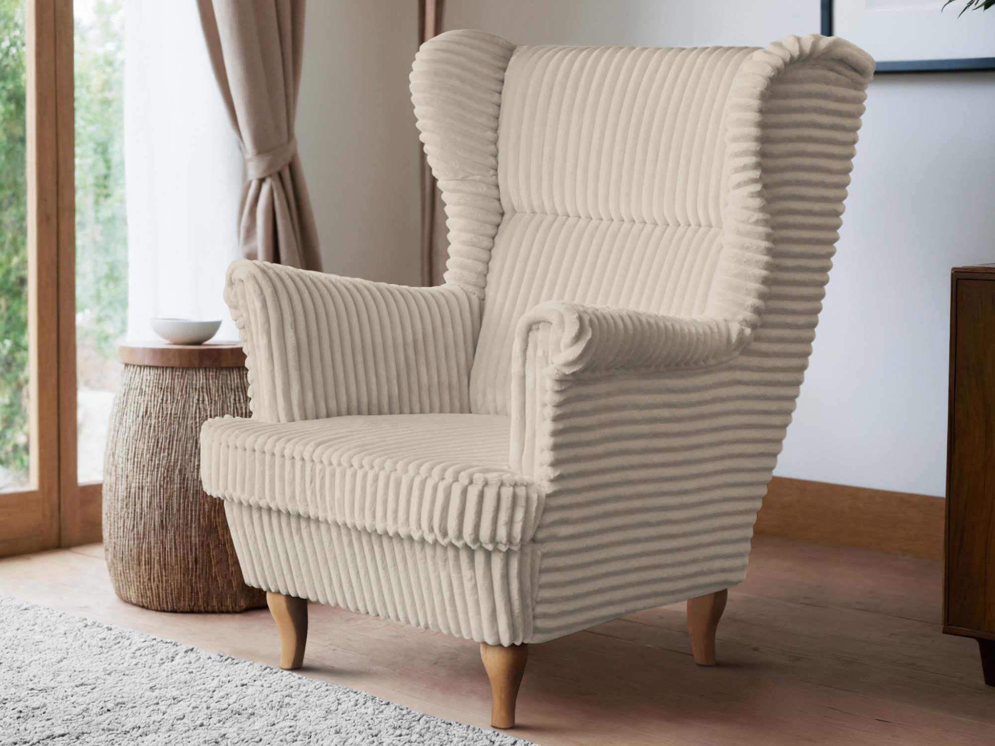 Beautysofa Sessel Moderner, bequemer, weicher, eleganter Sessel FELIX (Holz günstig online kaufen