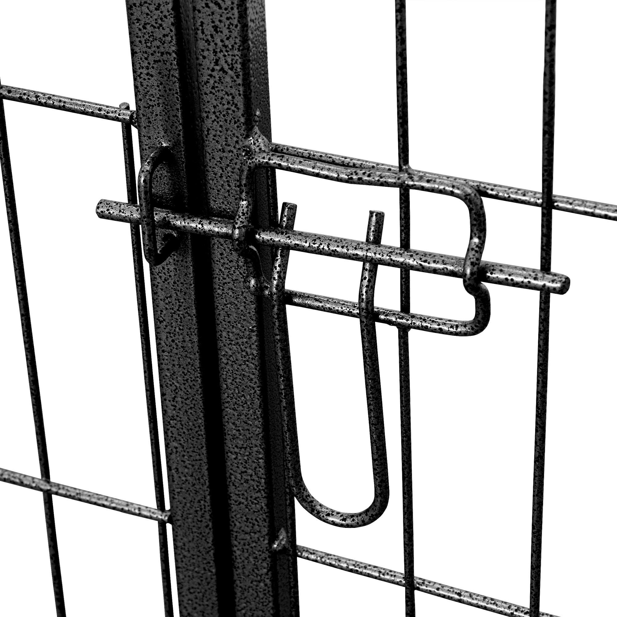 Zelsius Freigehege Stahl Welpenauslauf "Rocky" für Haustier, faltbar, (B) 80 x (H) 60 cm