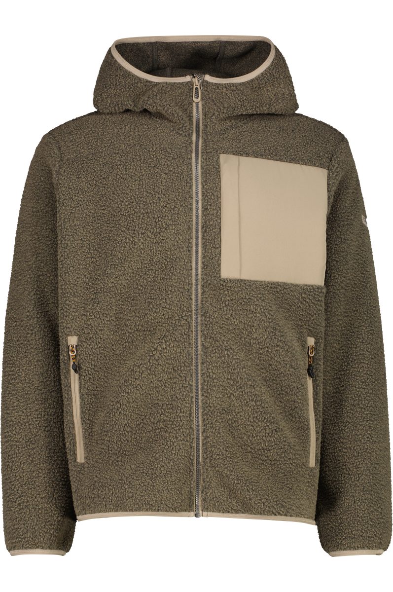 CMP T-Shirt MAN JACKET FIX HOOD TEAK MEL.
