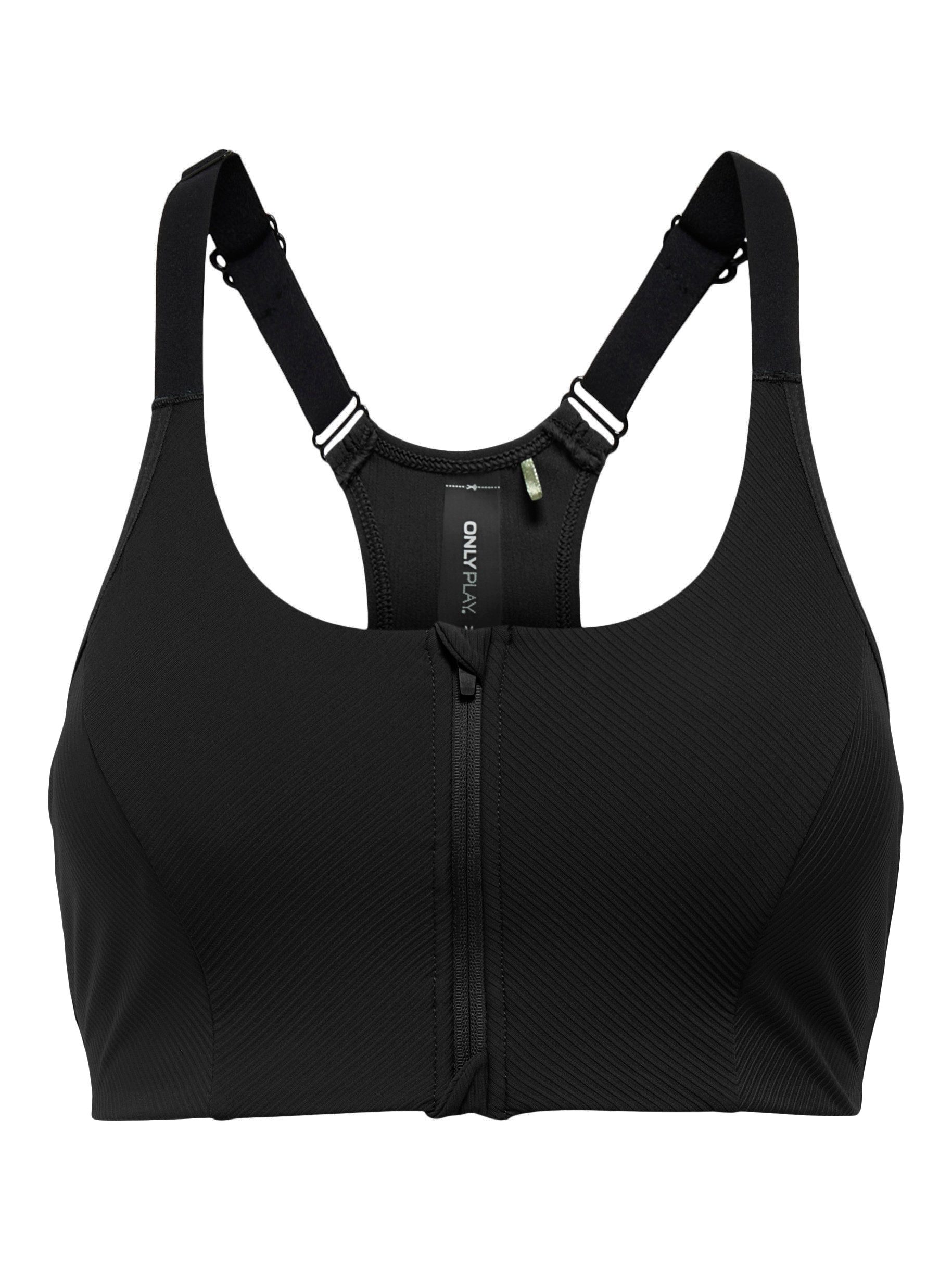 ONLY Play Sport-BH ONPJANA-3 ZIP SPORTS BRA NOOS