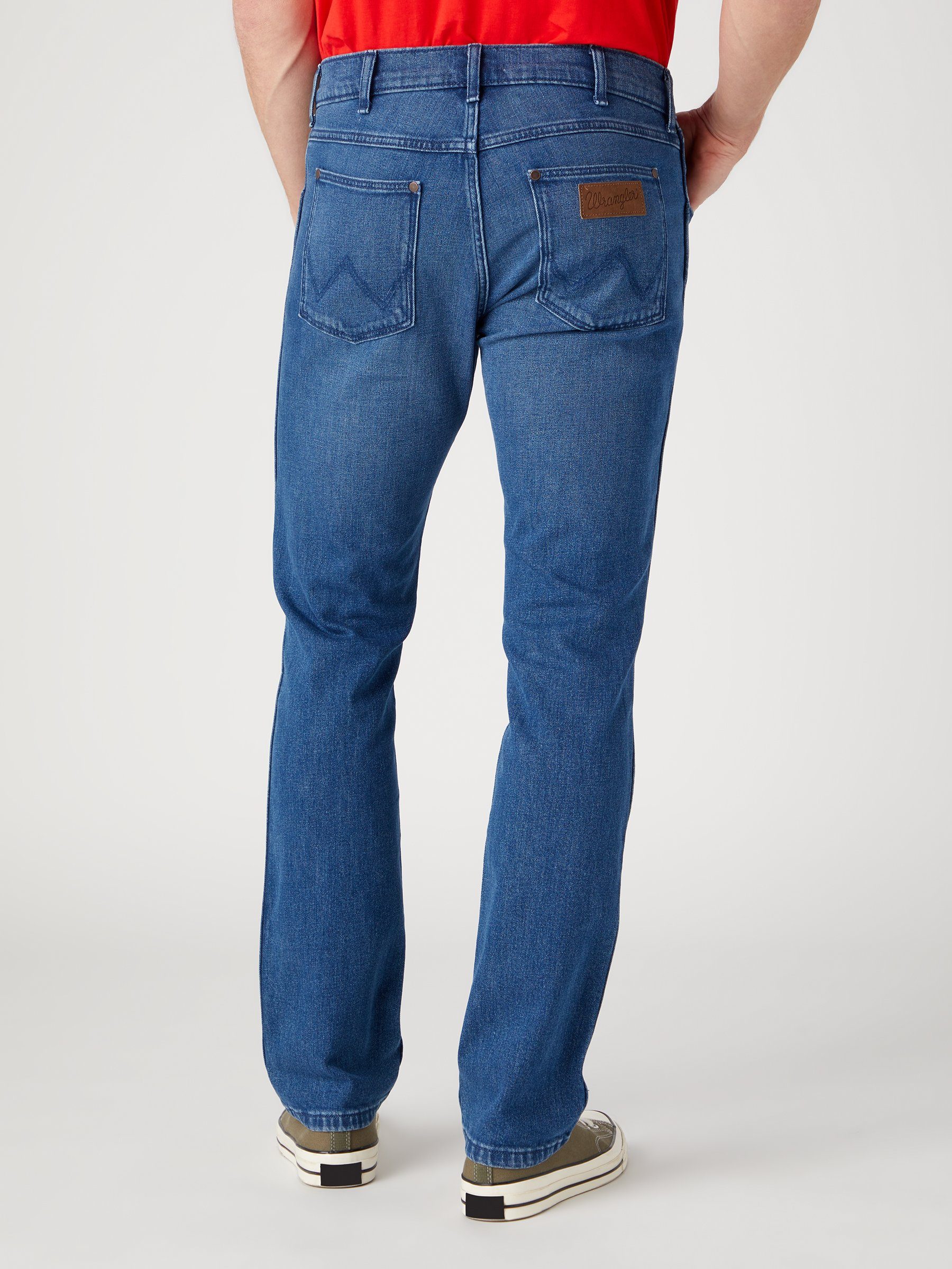 Wrangler 5-Pocket-Jeans WRANGLER GREENSBORO aries blue W15QAG42A günstig online kaufen