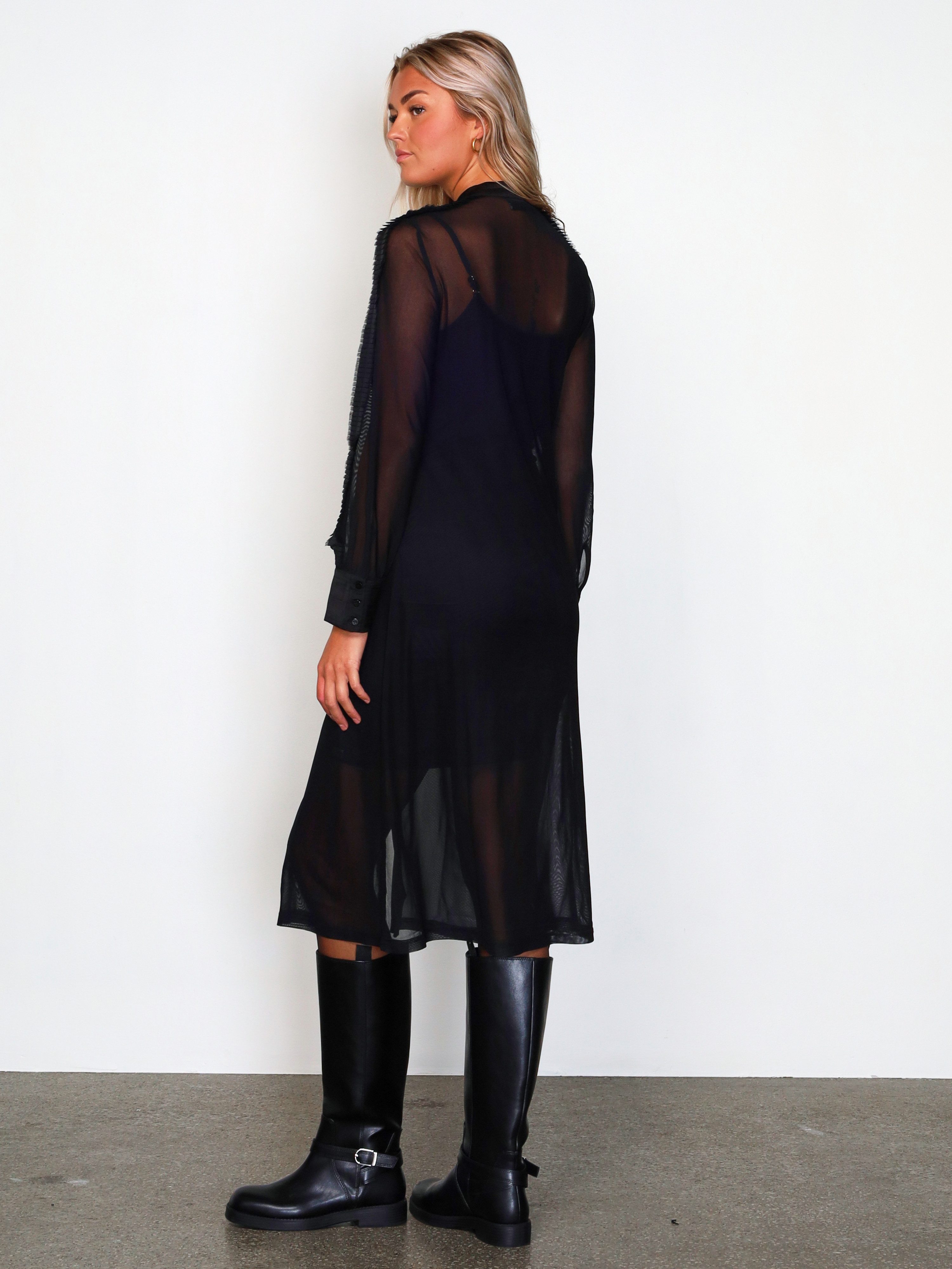 NÜ Tüllkleid Xantal mit Rüschenapplikationen günstig online kaufen