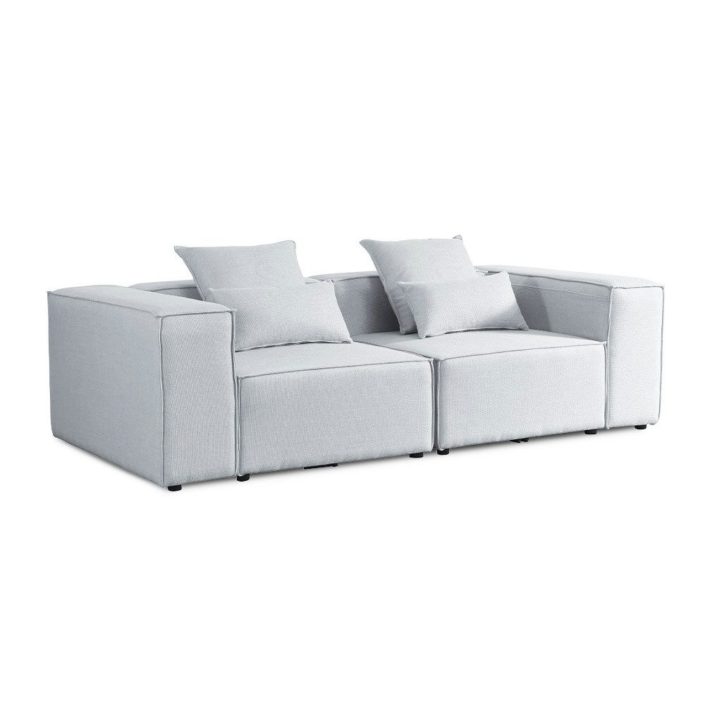 HOME DELUXE Loungesofa Modulares Sofa FINO - S 240 x 70 x 120 cm, Ecksofa, 2 Sitzer, Couch, Wonhzimmersofa, Modulsofa