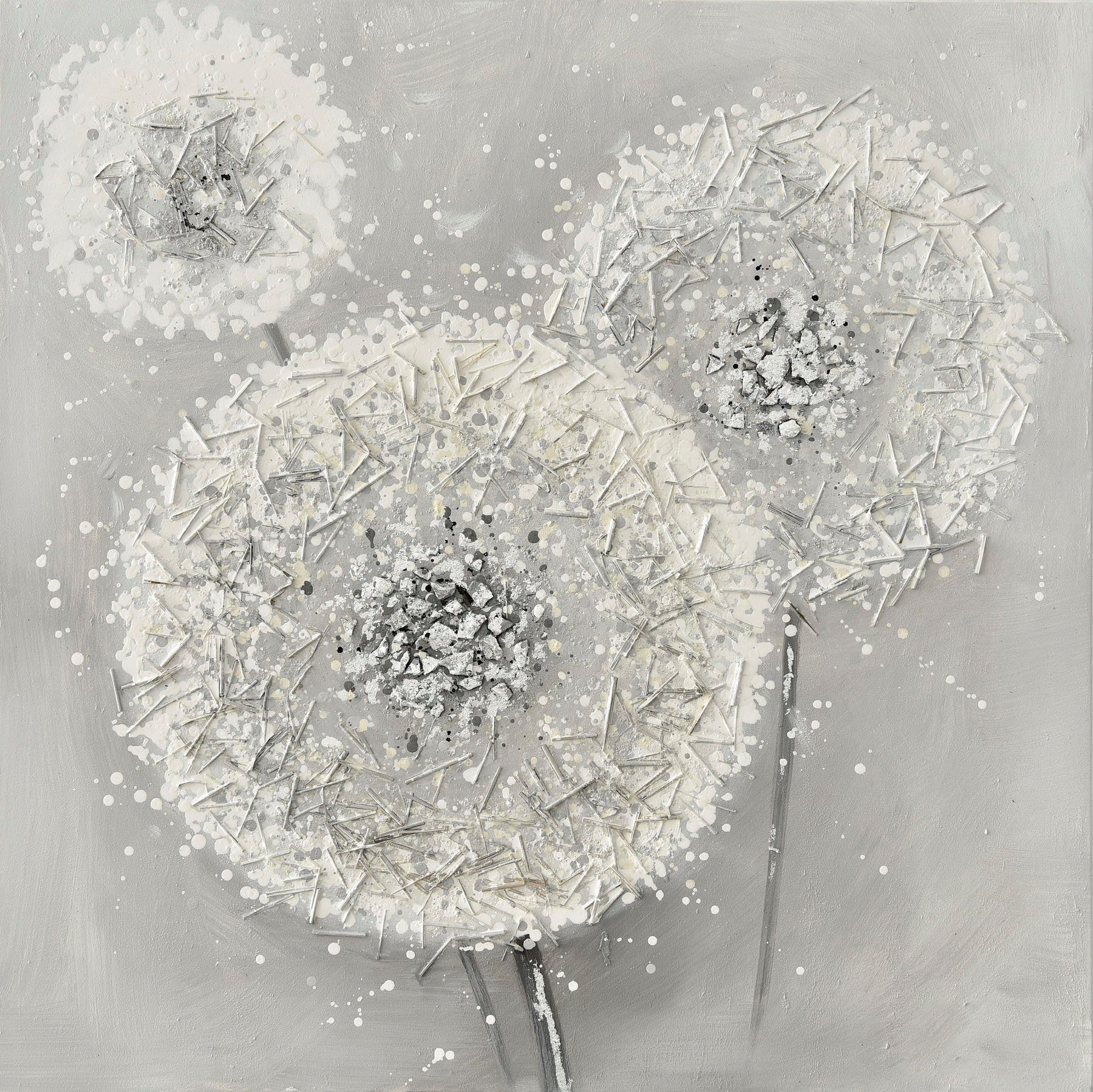 andas Ölbild (1 Blumen, Blumenbilder St), Pusteblumen Dandelion