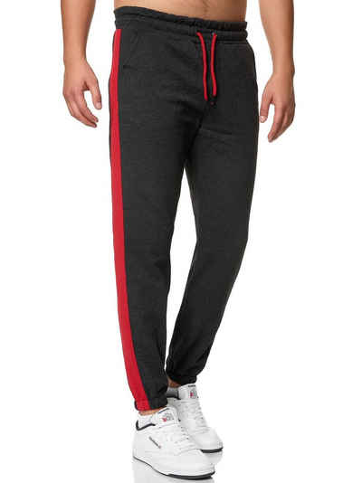 John Kayna Jogginghose Herren Jogginghose Sport hose Männer Trainingshose Stripe Sweatpants (Sporthose Trainingshose Sweatpants, 1-tlg) Fitness Freizeit Casual