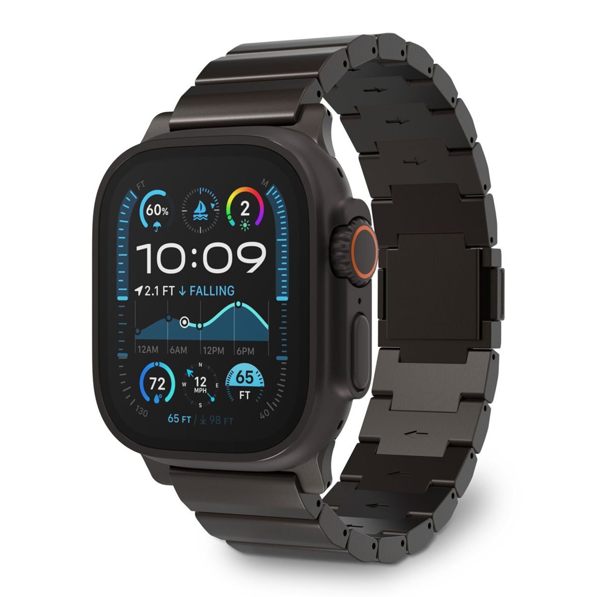 DECODED Smartwatch-Armband Titanium Strap for Apple Watch Ultra 1&2 Titanium