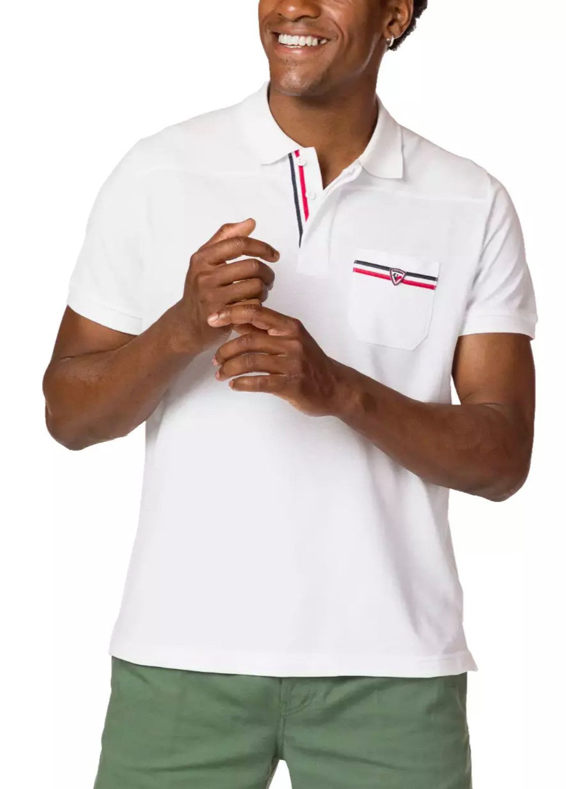 Rossignol Poloshirt Herren Heritage St. Moritz Alpine Polohemd Brusttasche günstig online kaufen