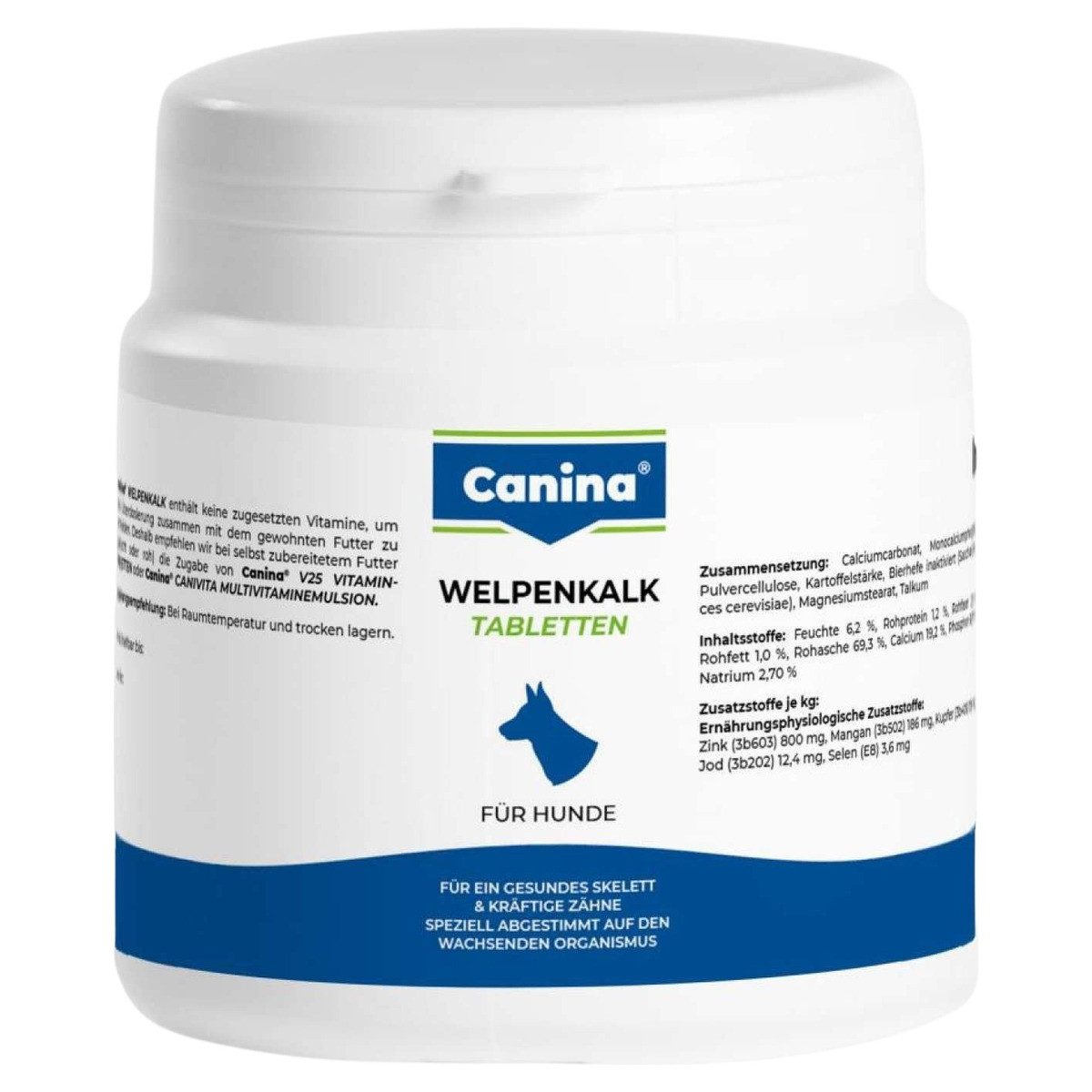 Canina Welpenkalk Tabletten 150 g, Nahrungsergänzungsmittel für: Hund