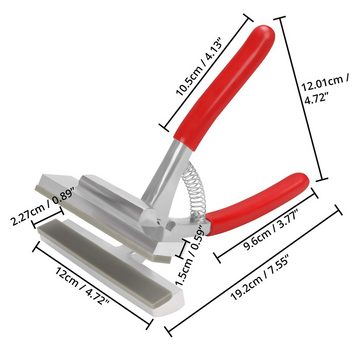 Kurtzy Kneifzange Metallklemme für das Spannen von Stoffen - Klemme für Leinwand, 1-tlg., Canvas Clamp - Metal Clamp for Stretching Fabrics