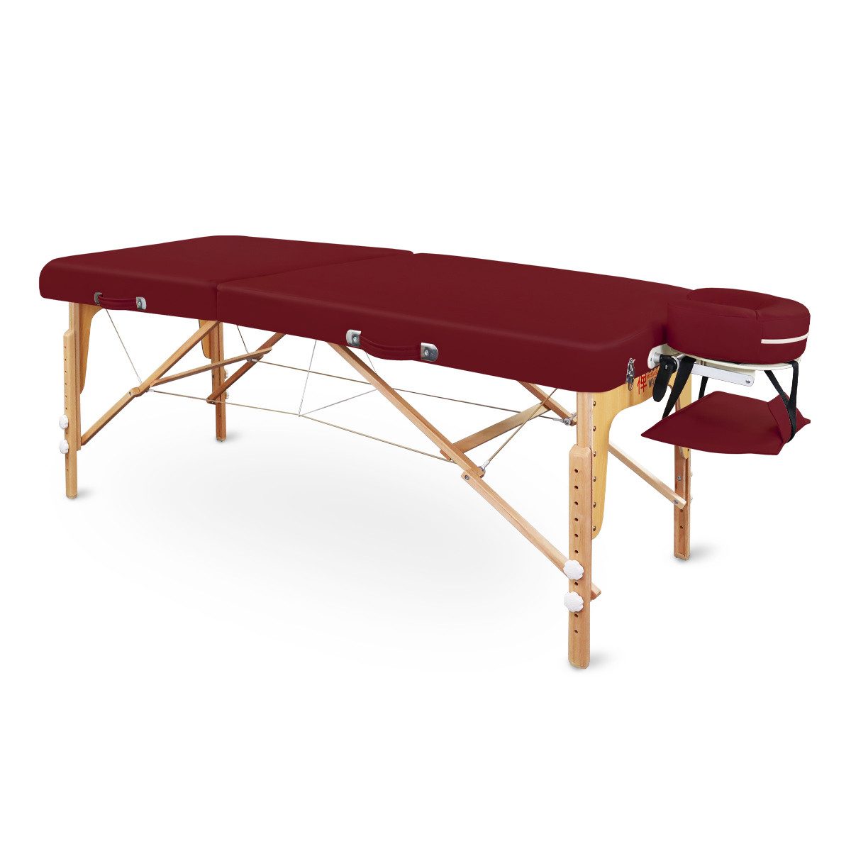 ZEN MASSAGE WARE Massageliege Massageliege Zen FlatTop Burgund (1-St)