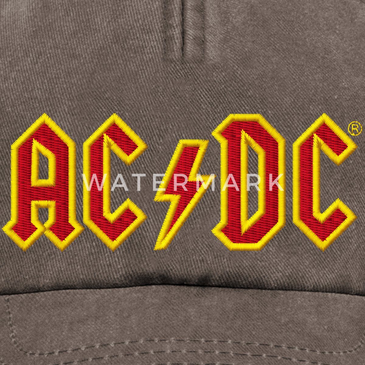 Spreadshirt Baseball Cap AC/DC In Rot günstig online kaufen