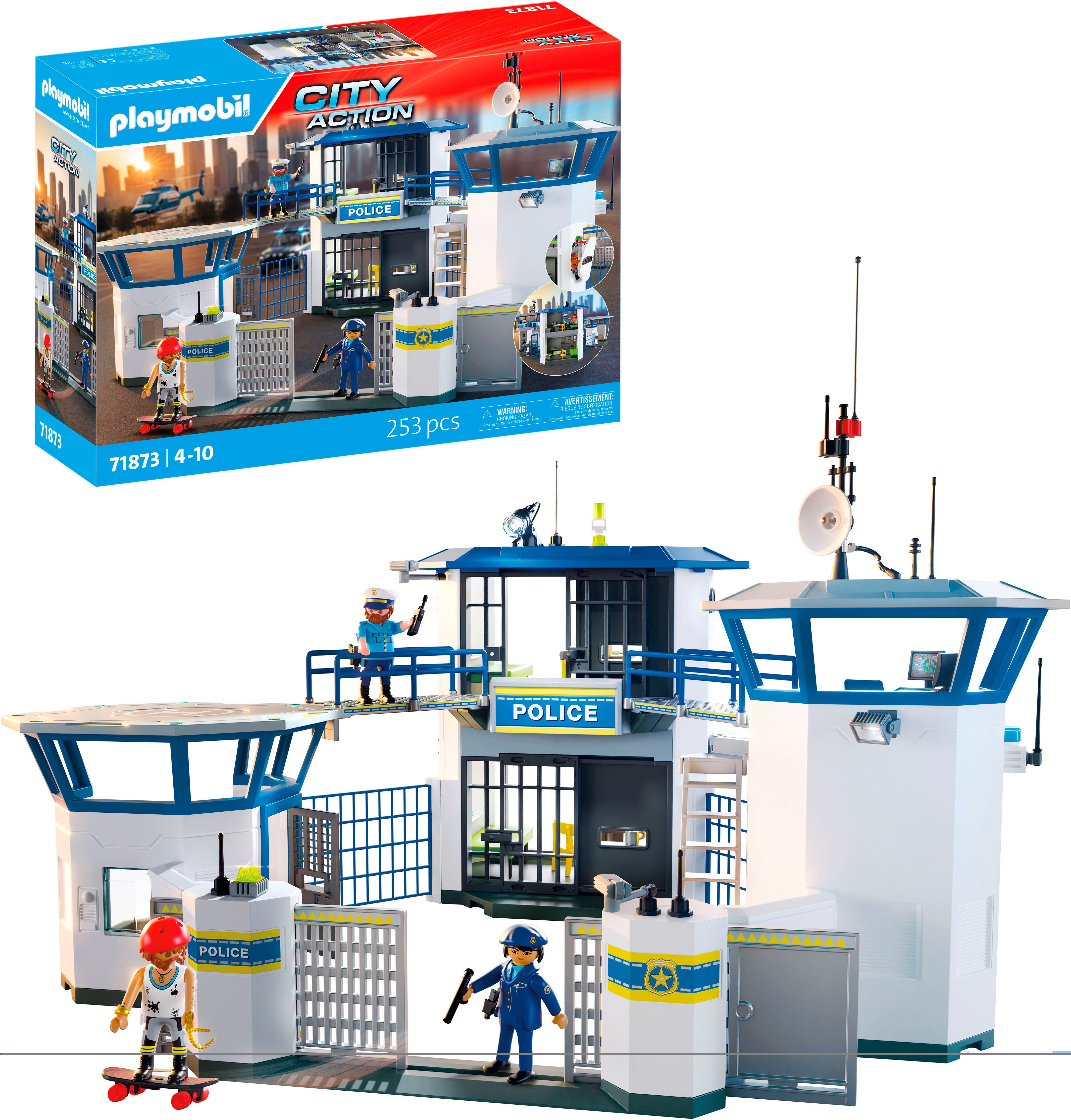 Playmobil® Polizei-Kommandozentrale (71873), Action Heroes Konstruktions-Spielset, (253 St), Made in Europe