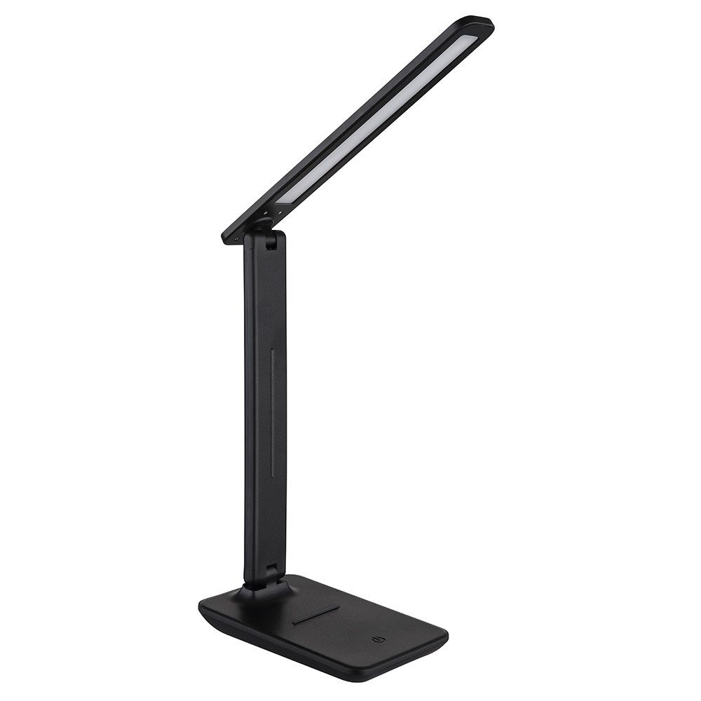 GLOBO LIGHTING Schreibtischlampe, LED-Leuchtmittel fest verbaut, Warmweiß, Neutralweiß, Tageslichtweiß, Tischleuchte Tischlampe Leselampe LED Touch-Dimmer Beweglich CCT