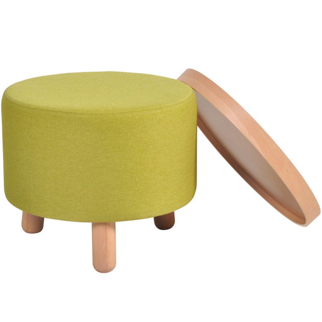 abnehmbare Sitzhocker Hocker Beistelltisch Tablett Molde dasmöbelwerk Ablagefläche Grün, mit