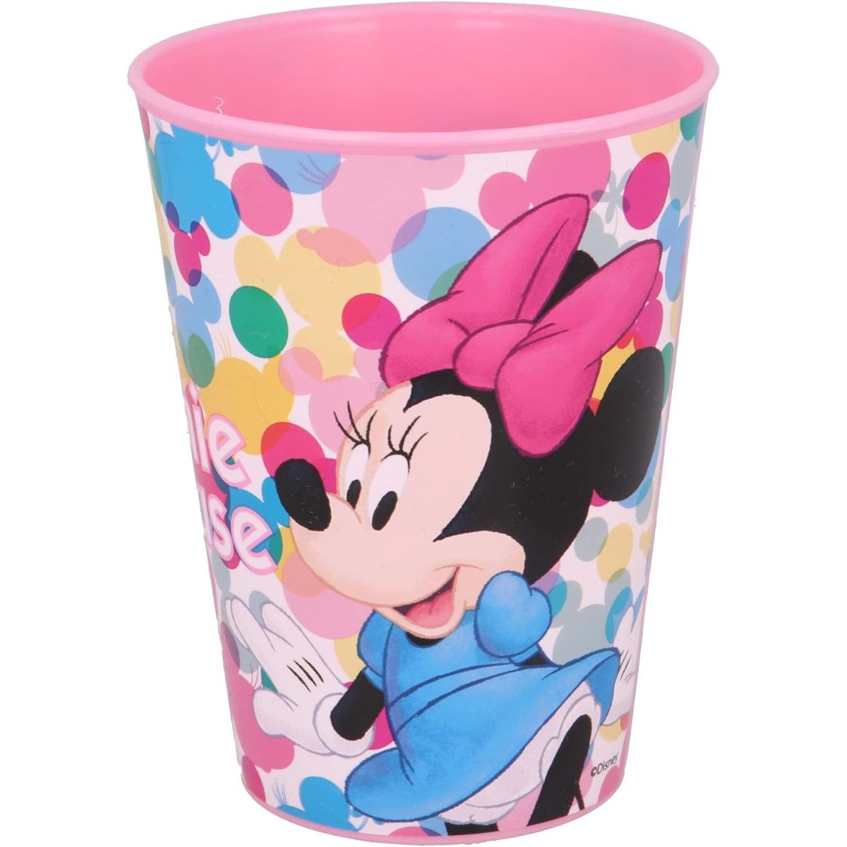 Disney Minnie Mouse Kinderbecher 260 ml Kunststoff Trinkbecher für Kinder, 1-tlg., Kunststoff