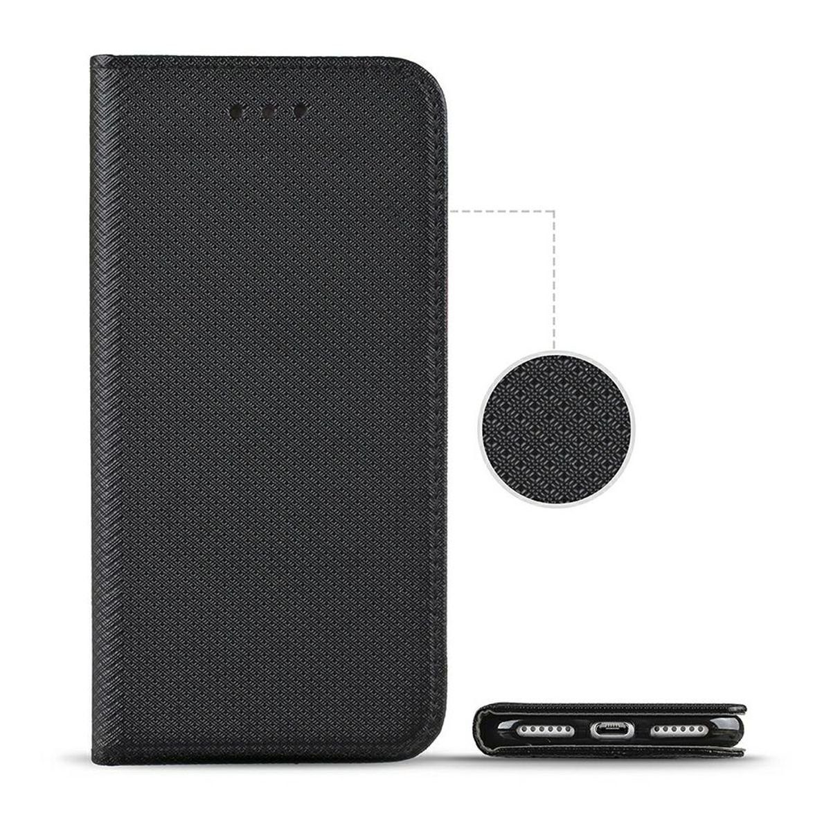 König Design Handyhülle Samsung Galaxy A71, Samsung Galaxy A71 Handyhülle Bookcover Schwarz