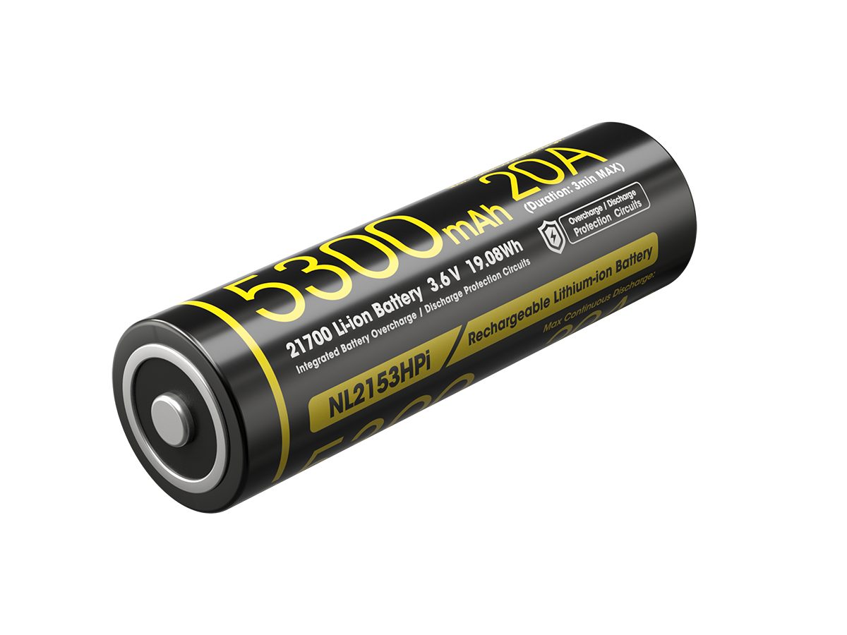 Nitecore Typ 21700 Akku NL2153HPi geschützt 5300 mAh -für hohe Ströme Akku (1 St)