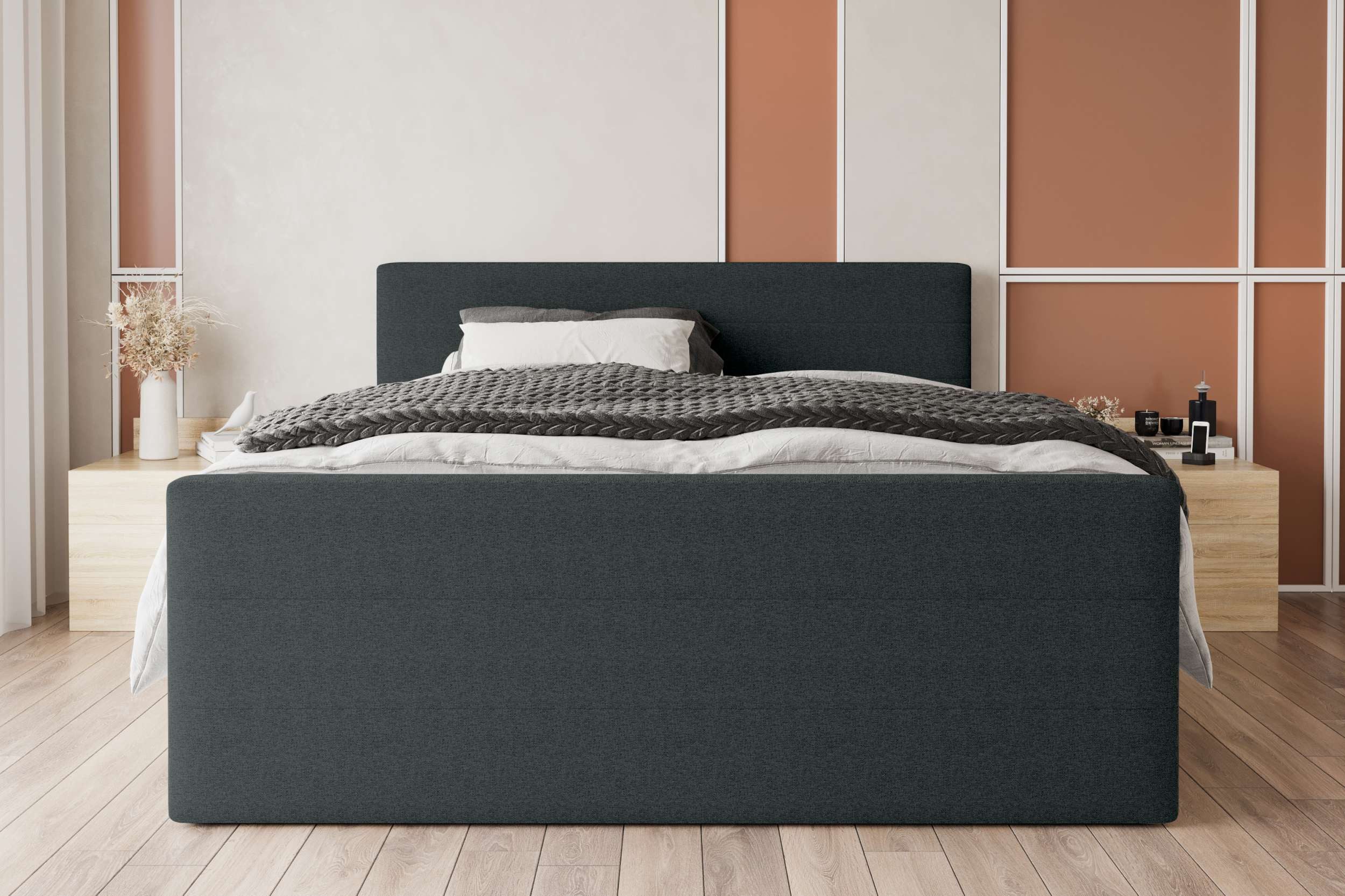 99rooms Boxspringbett Phönix Plus (Schlafzimmerbett, Bett), 140/160/180/200 günstig online kaufen