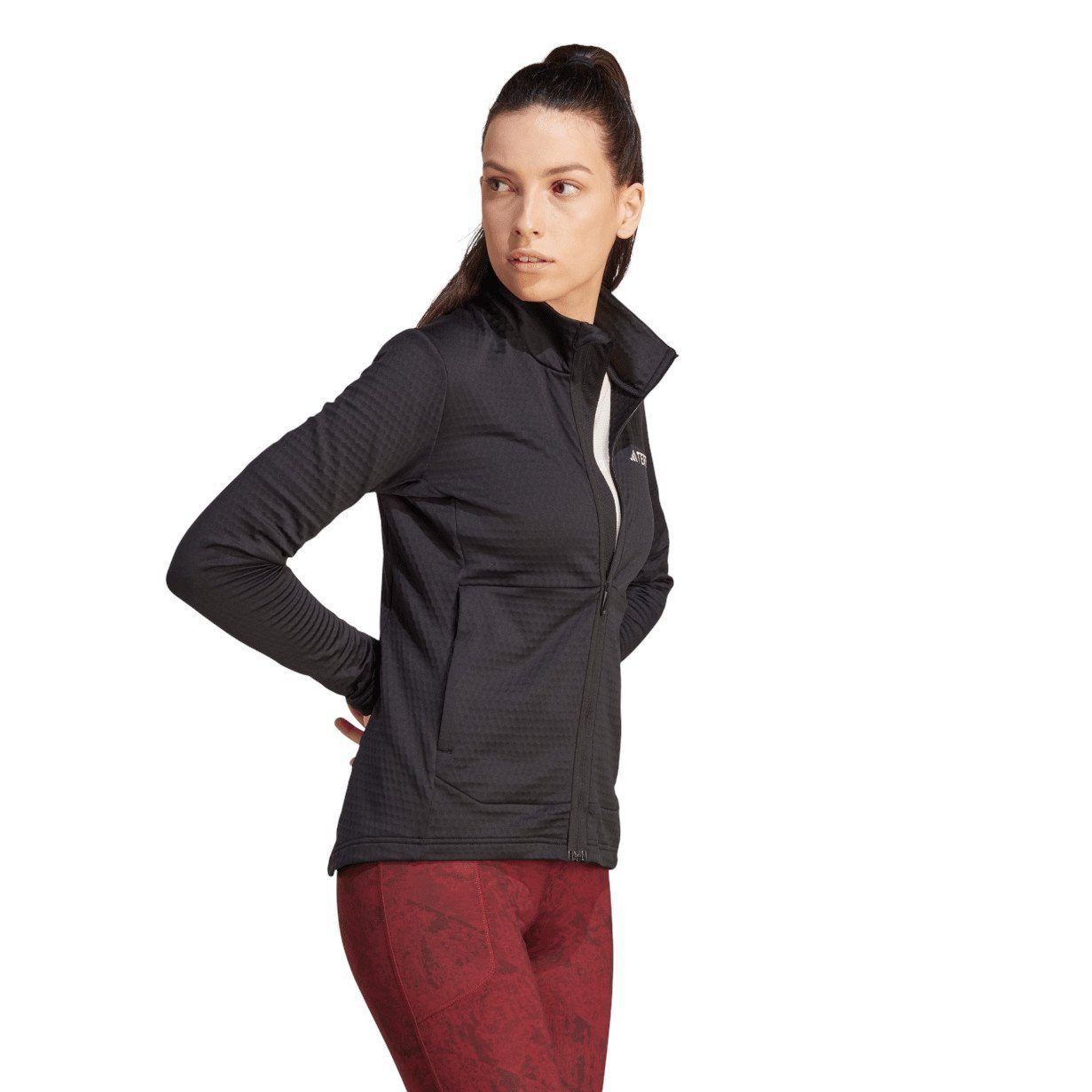 adidas Performance Fleecejacke Terrex Multi Light schwarz Damen