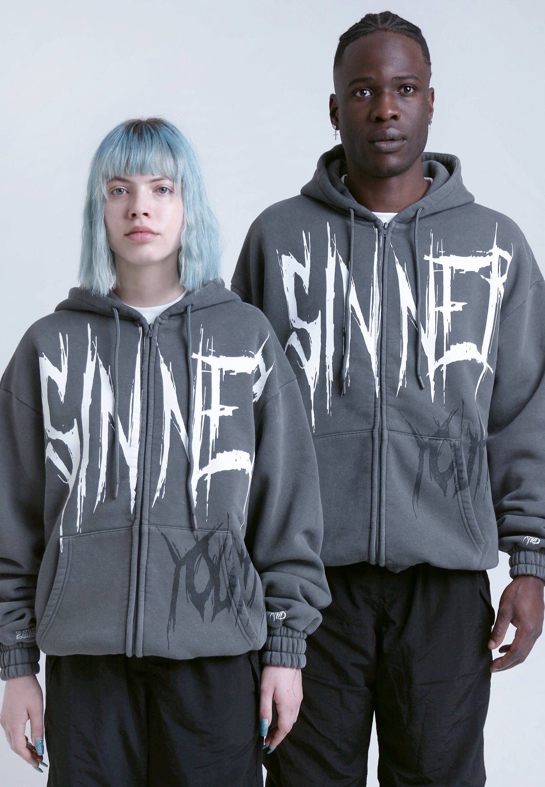 Sinner Remember will you die Kapuzensweatshirt Zip-Hoodie - RYWD