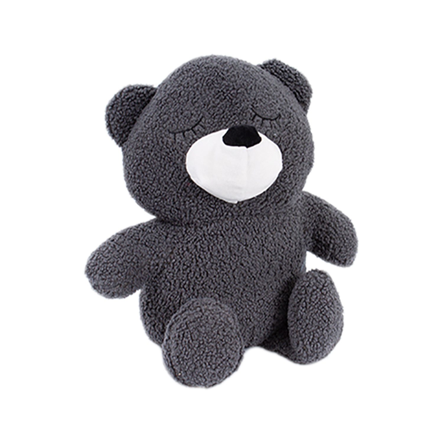 Mojawo Bodentürstopper XL Türstopper Türstopper Türbremse Teddy Anthrazit H25cm