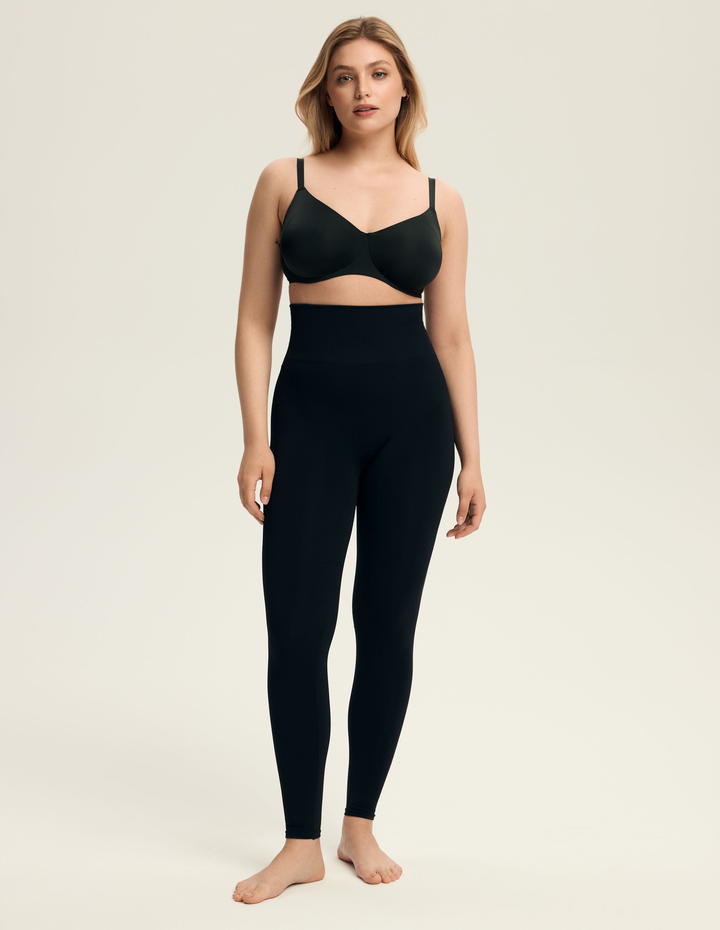 ESOTIQ Shapingleggings Shapewear leggings Figurformende hoher Taille bequem Alltag Shrinky (1-tlg)
