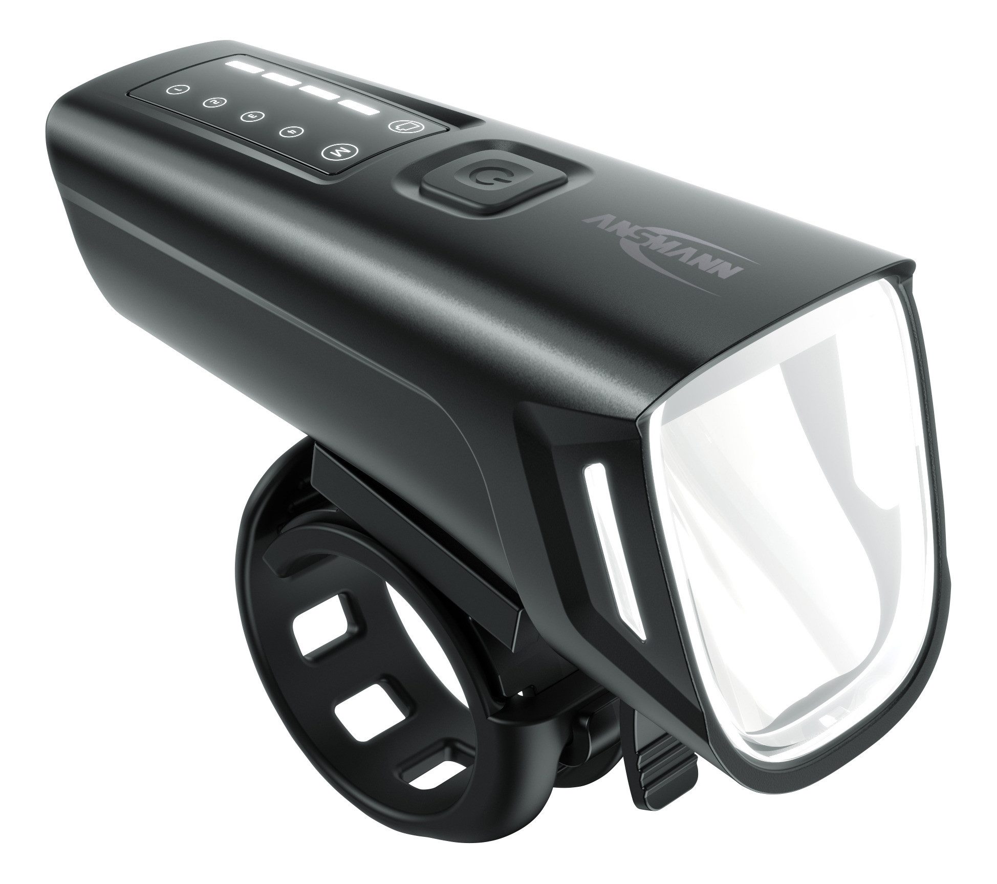 ANSMANN AG Fahrradbeleuchtung Fahrradlicht StVZO zugelassen mit 5 Watt OSRAM LED und Abblendlicht