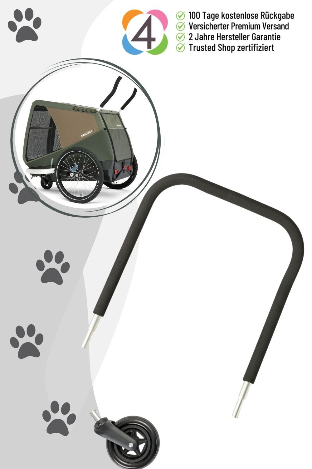 Croozer Fahrradhundeanhänger