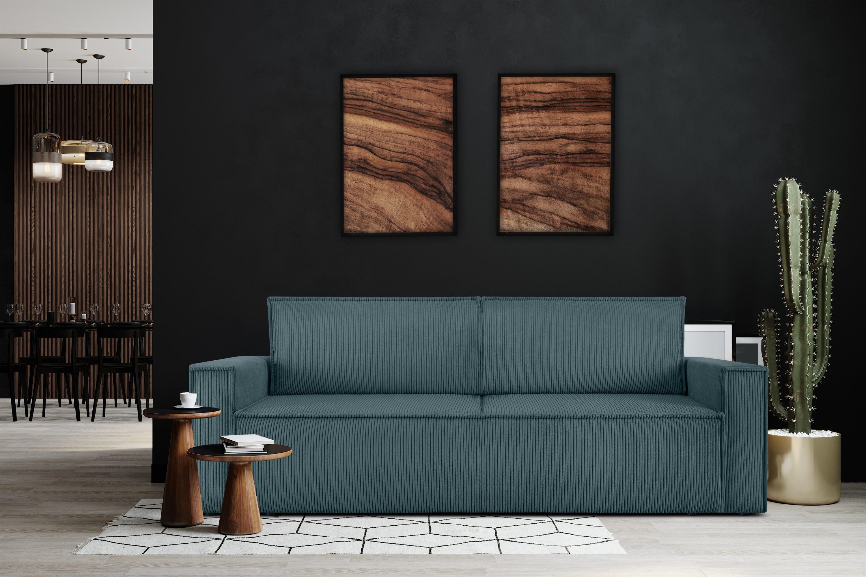 KONSIMO® 3-Sitzer NAPI Sofa mit Schlaffunktion & massivem Gestell, hergeste günstig online kaufen