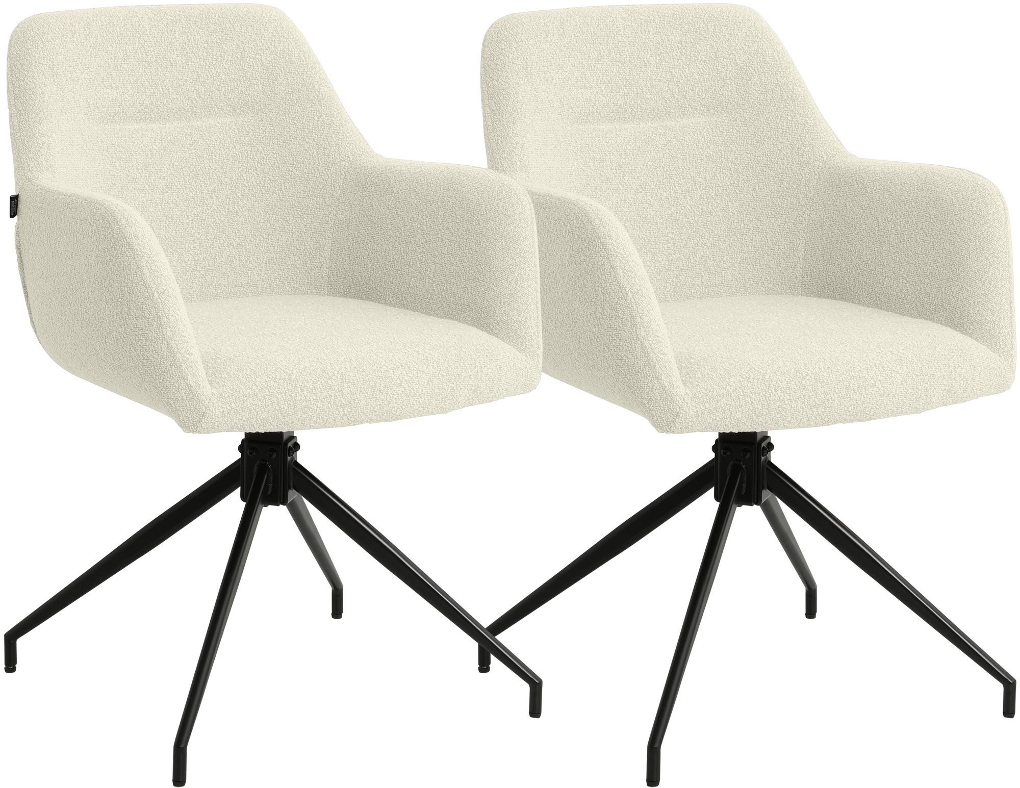 furnicato Esszimmerstuhl Esszimmerstühle Merlinda 85x58x60 cm creme (1 St)