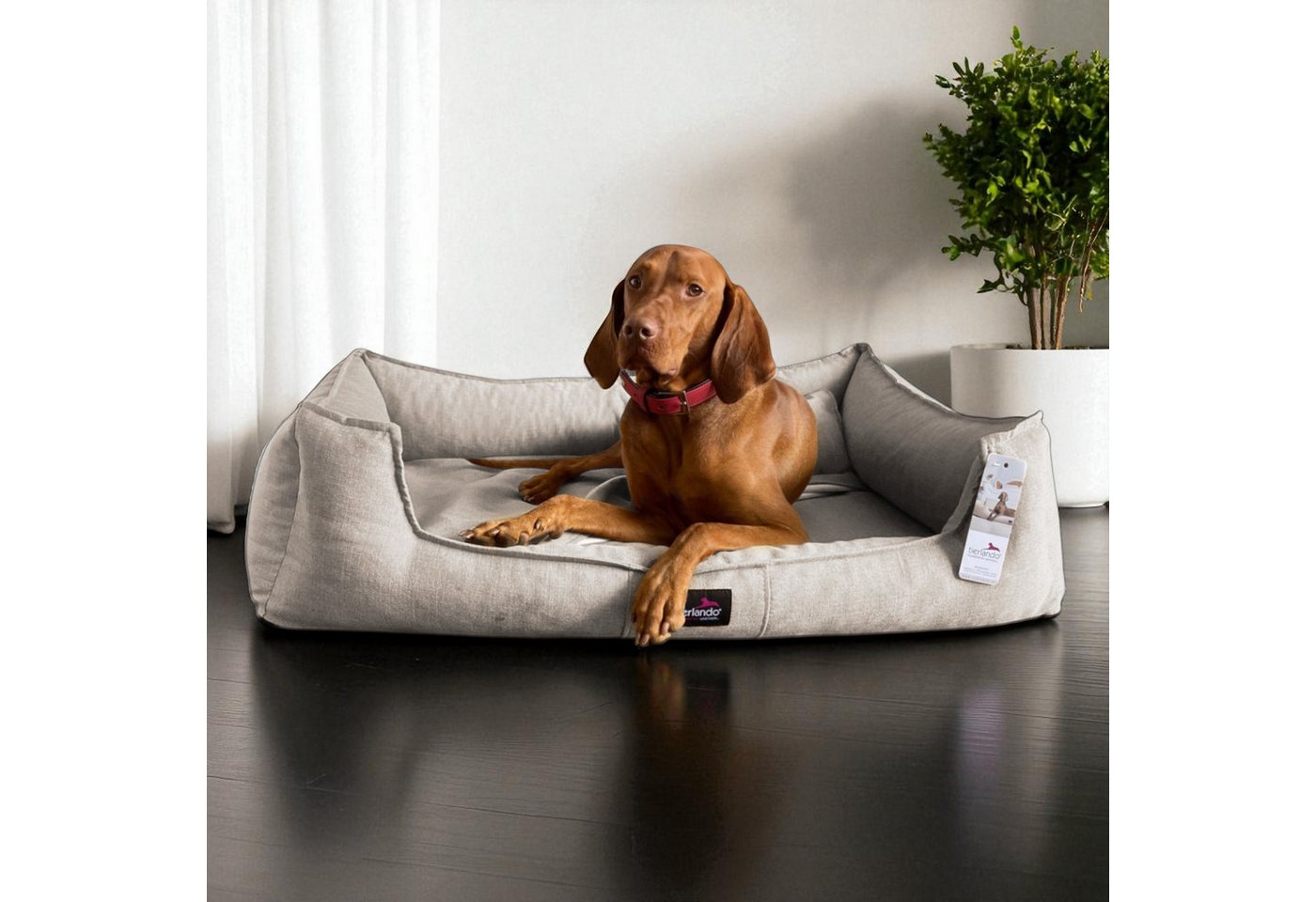 Thumbnail - tierlando® Tierbett Orthopädisches Hundebett SCARLETT - inklusive Matratzenschoner