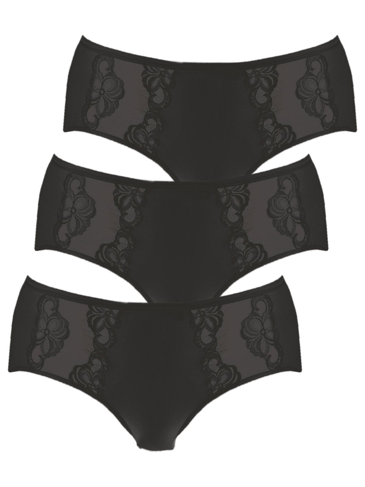 Hüftslip 3er Pack Damen Hüftslip Slipboutique