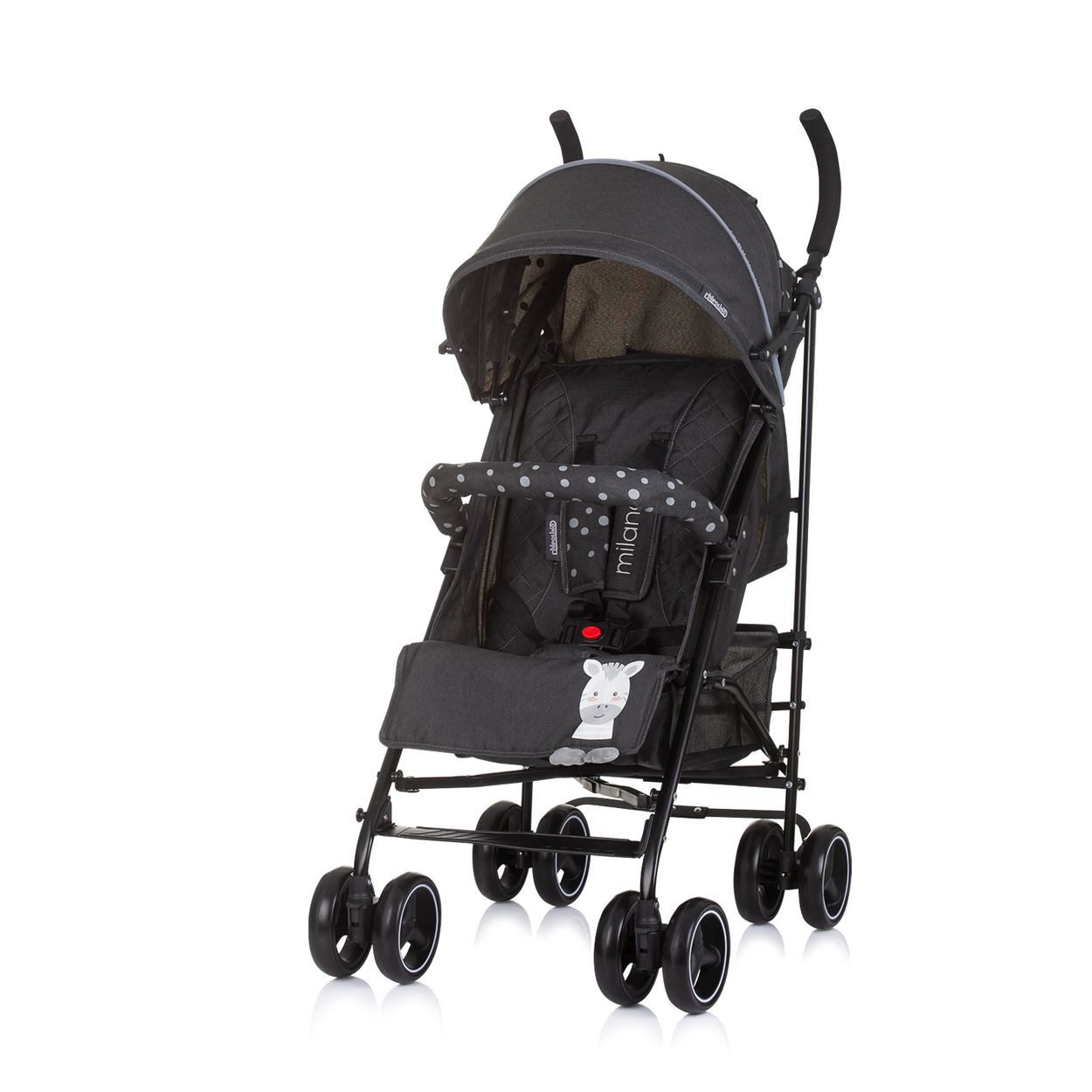 Chipolino Kinder-Buggy Kinderwagen Milano, Buggy bis 22 kg, Rückenlehne verstellbar, faltbar