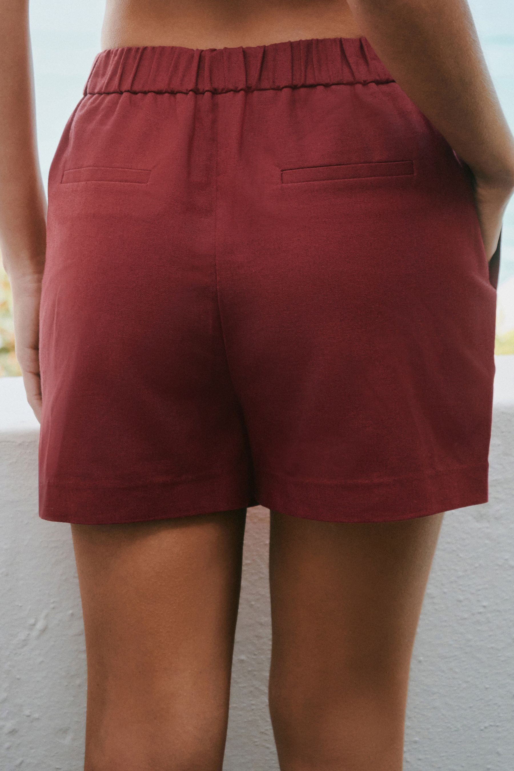 Next Shorts Shorts mit hohem Leinenanteil (1-tlg) – Bild 2 von 5