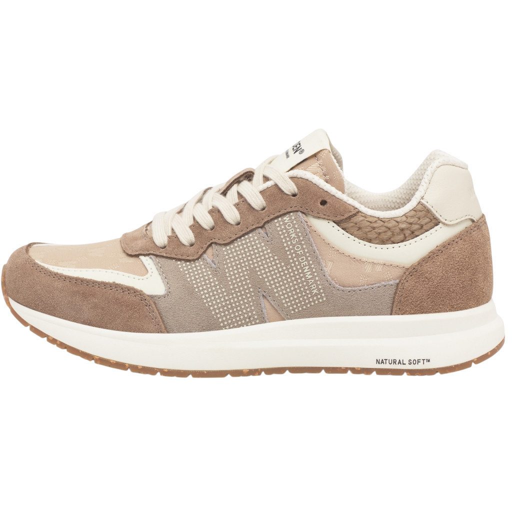 WODEN Rigmor Heritage (Wildleder/Textil) coffeebraun/cream Damen Sneaker