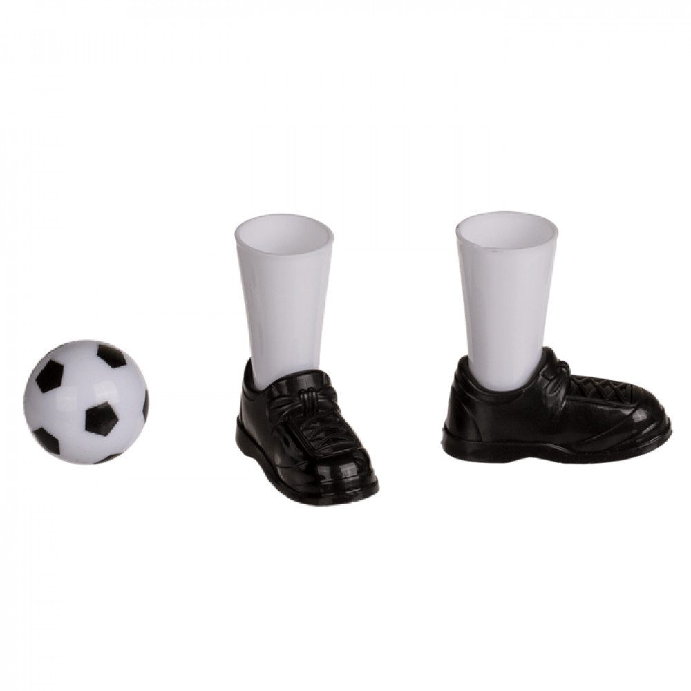 Out of the Blue Tasse Kaffeetasse Becher Fußball inkl. 2 Schuhen & 1 Ball ca. 12 x 9 cm, 1-tlg., Porzellan