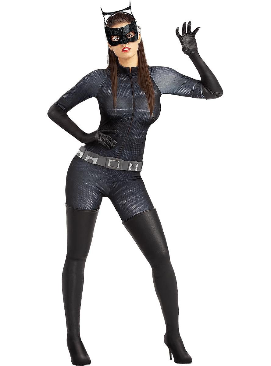 Funidelia Kostüm Catwoman Kostüm, Stretchanzug für die katzenartige Meisterdiebin