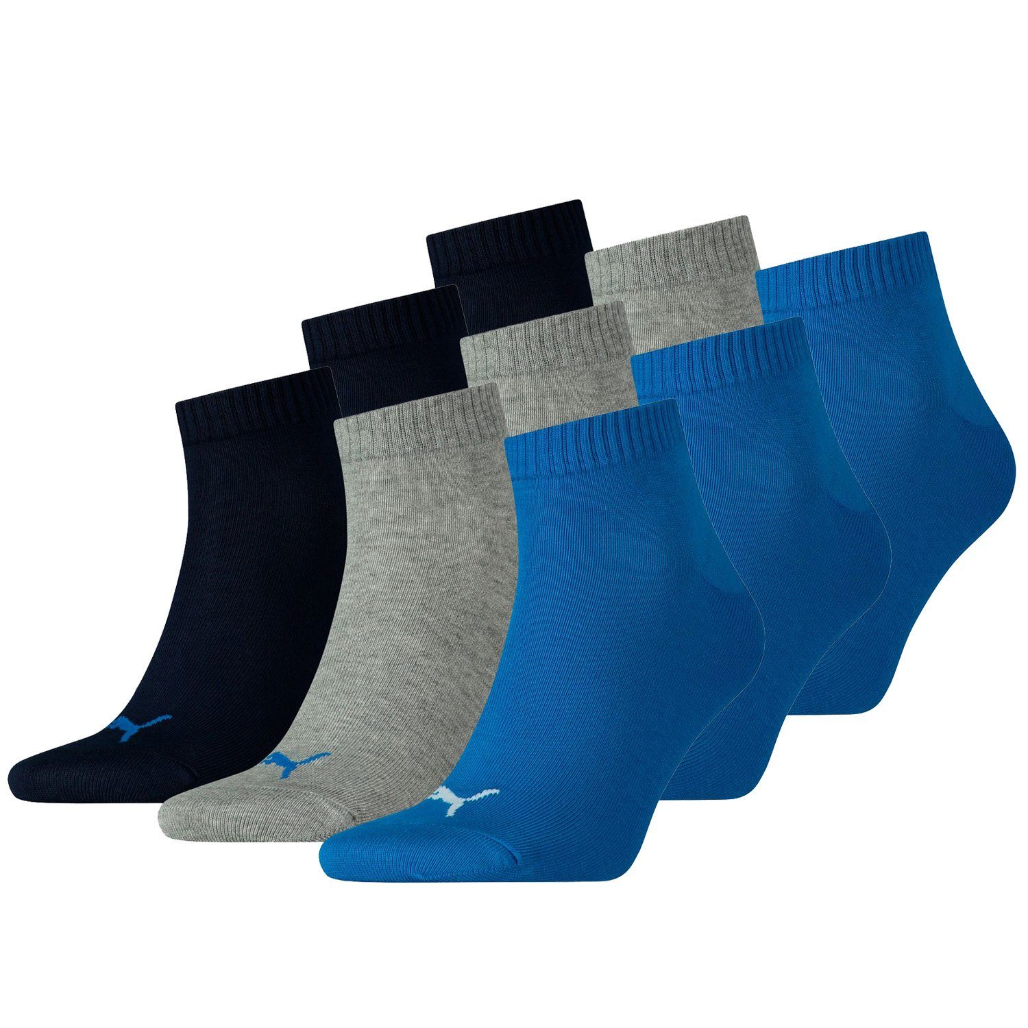 PUMA Kurzsocken PUMA UNISEX QUARTER PLAIN 3P