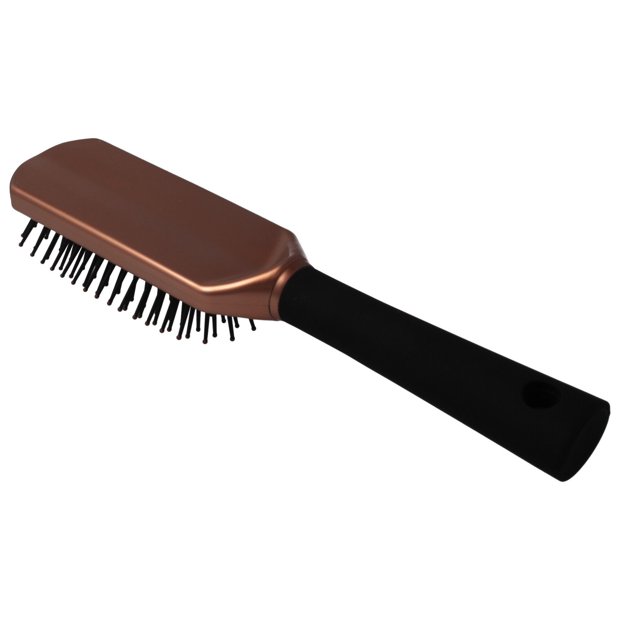 PARSA Beauty Haarbürste Haarbürste Kunststoffpins mit Trend Bürste Langschmal roségold Line