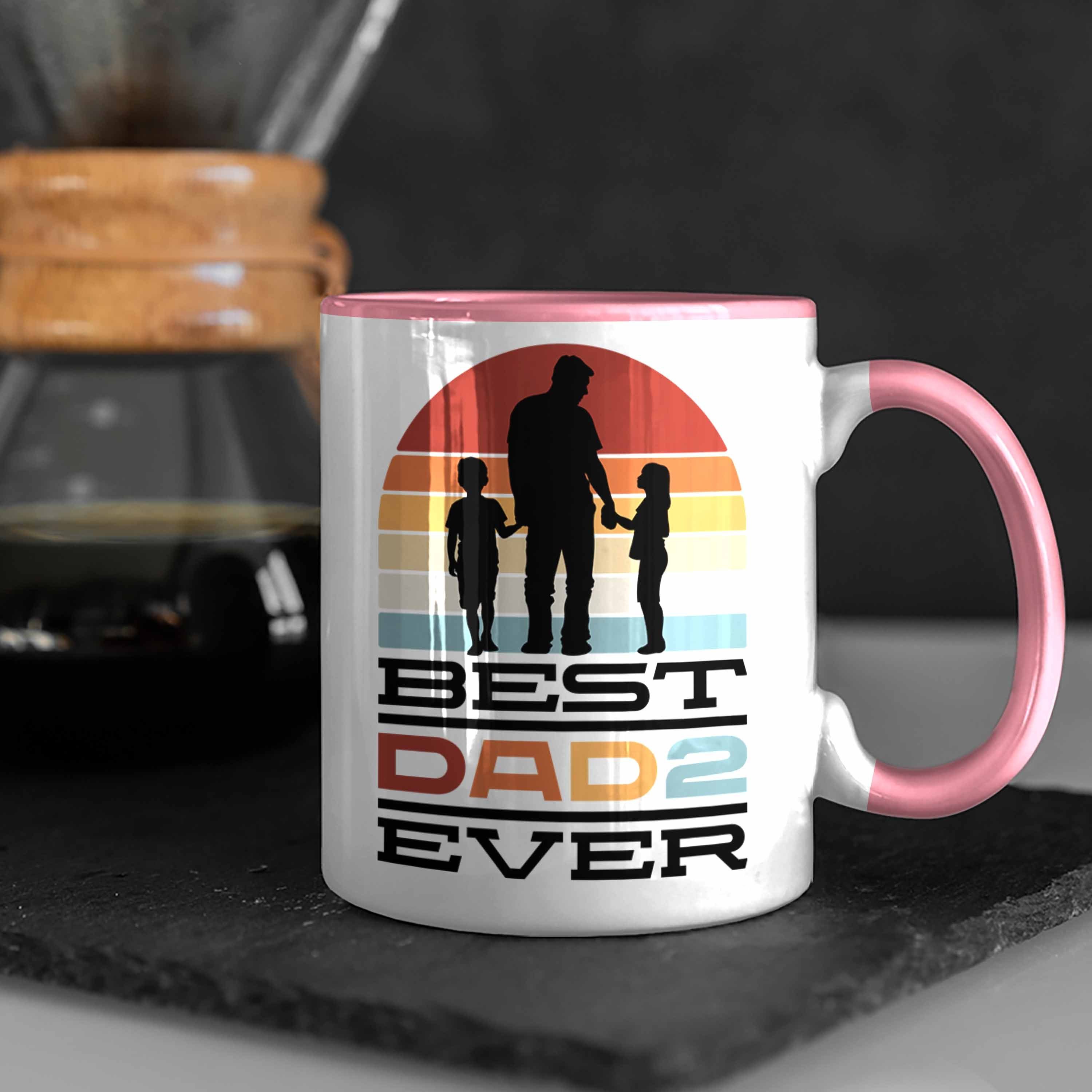 Rosa Geschenk Stiefpapa Tasse Trendation Tasse für Vat Stiefvater Geschenkidee Kaffee-Becher