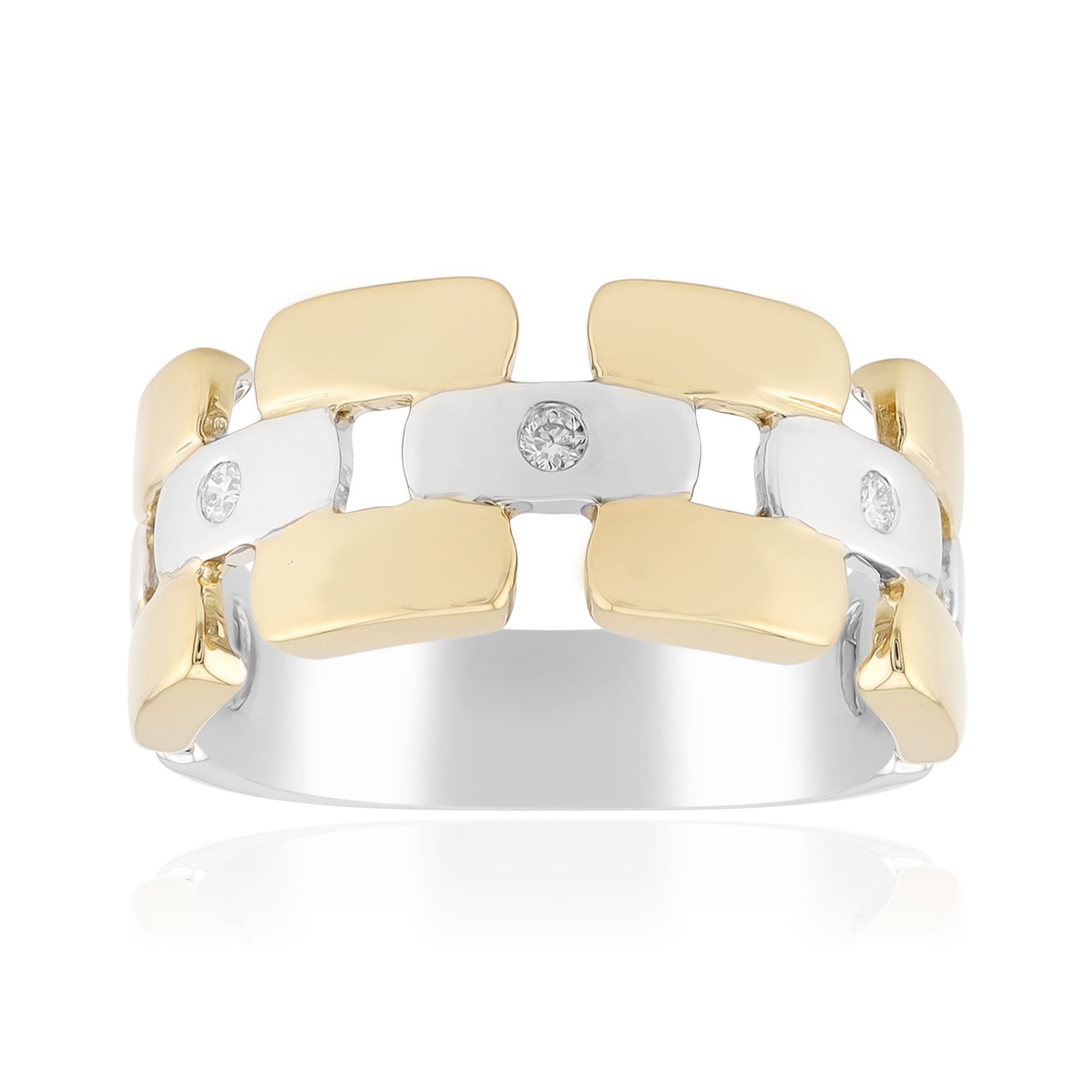 Cavill Diamantring Diamantring aus Sterlingsilber, rhodiniert (1-tlg)