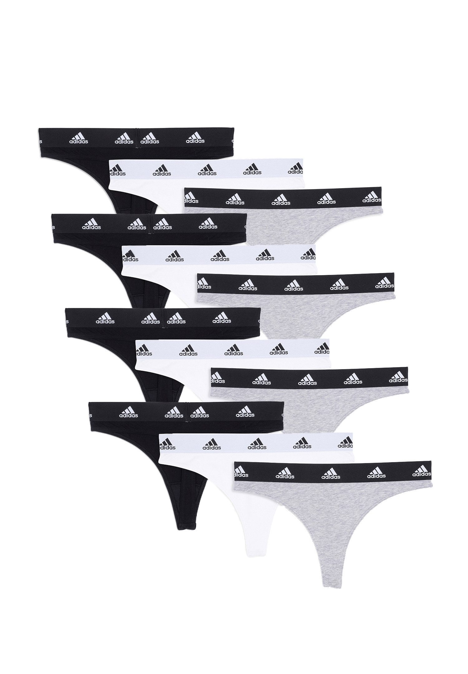 adidas Performance Panty Sportswear Thong 12P (Packung, 12-St., 12er-Pack)