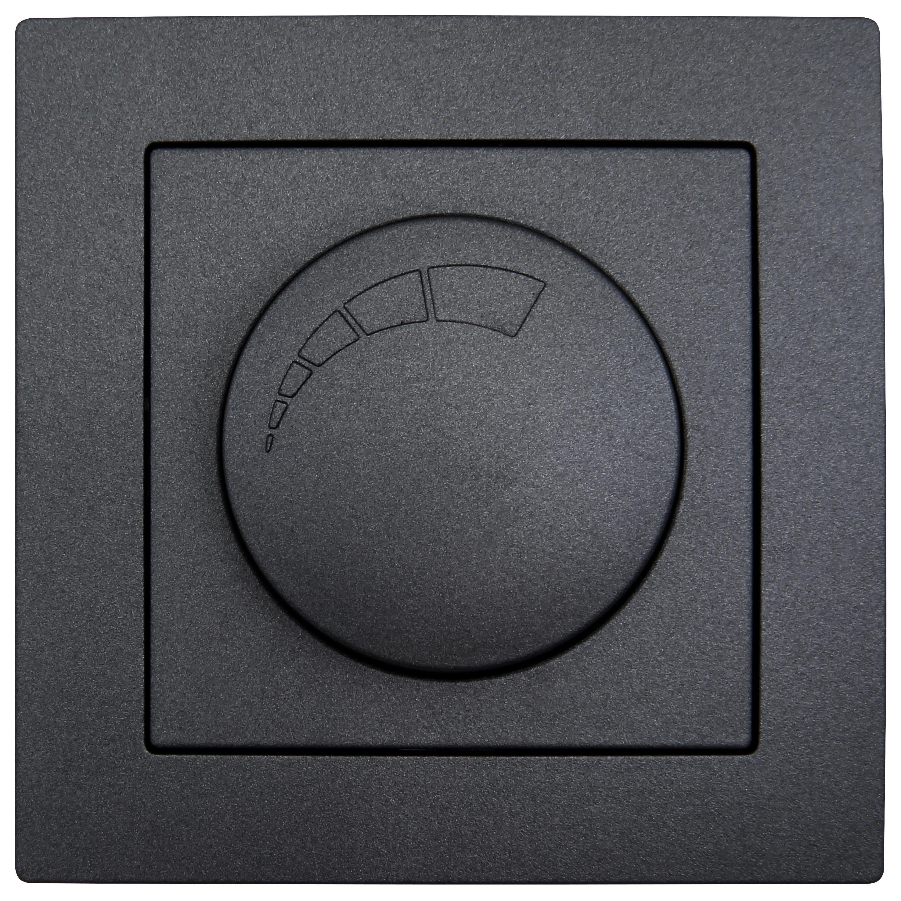 McPower Steckdose LED-Dimmer für elektronische Trafos McPower Flair 250V/300W, Memory-Fu