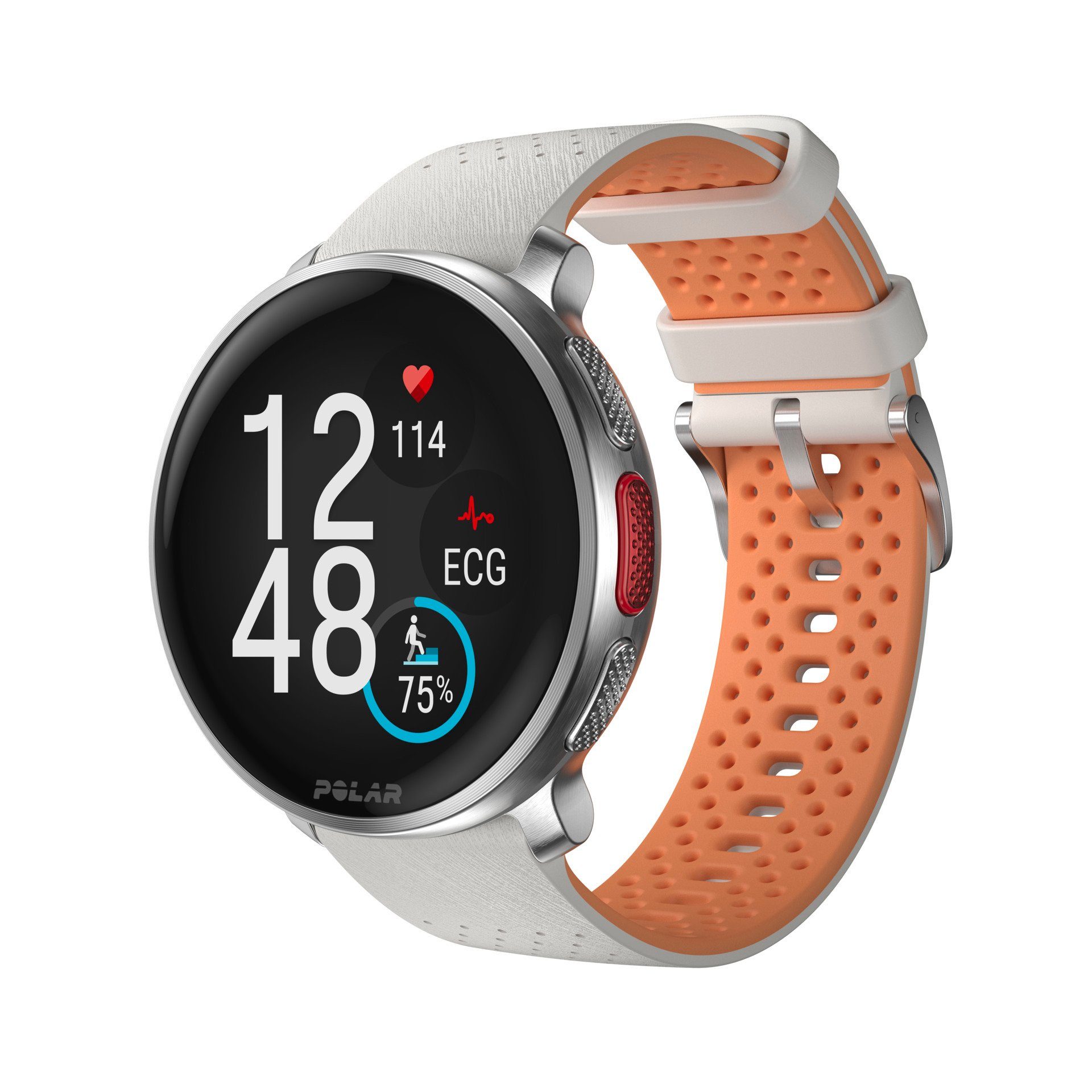 Polar VANTAGE V3 Smartwatch (3,5 cm/1,39 Zoll), Premium-Multisportuhr  Silikon-Armband S-L