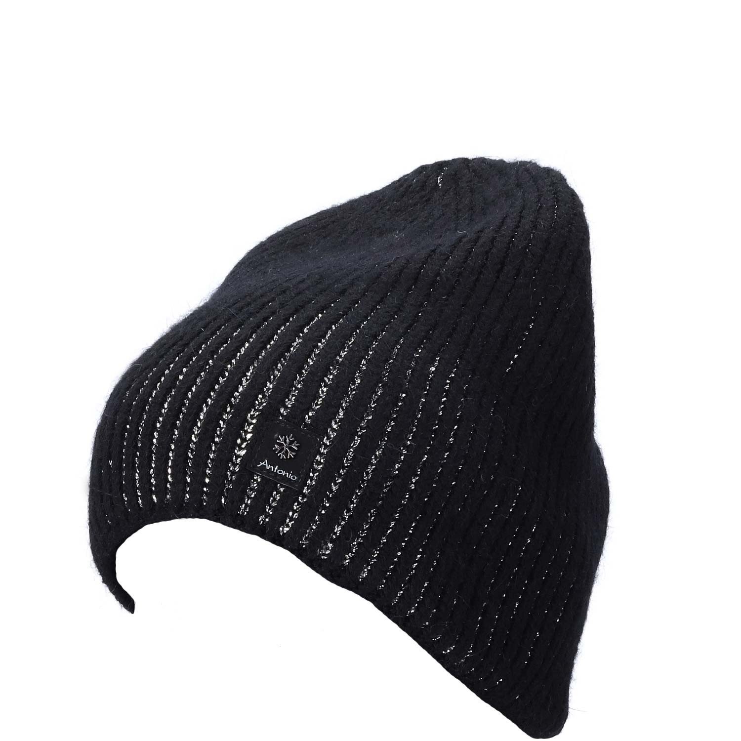 Antonio Strickmütze Antonio Winter Lady Hat Secret Glitter Beanie schwarz ( günstig online kaufen