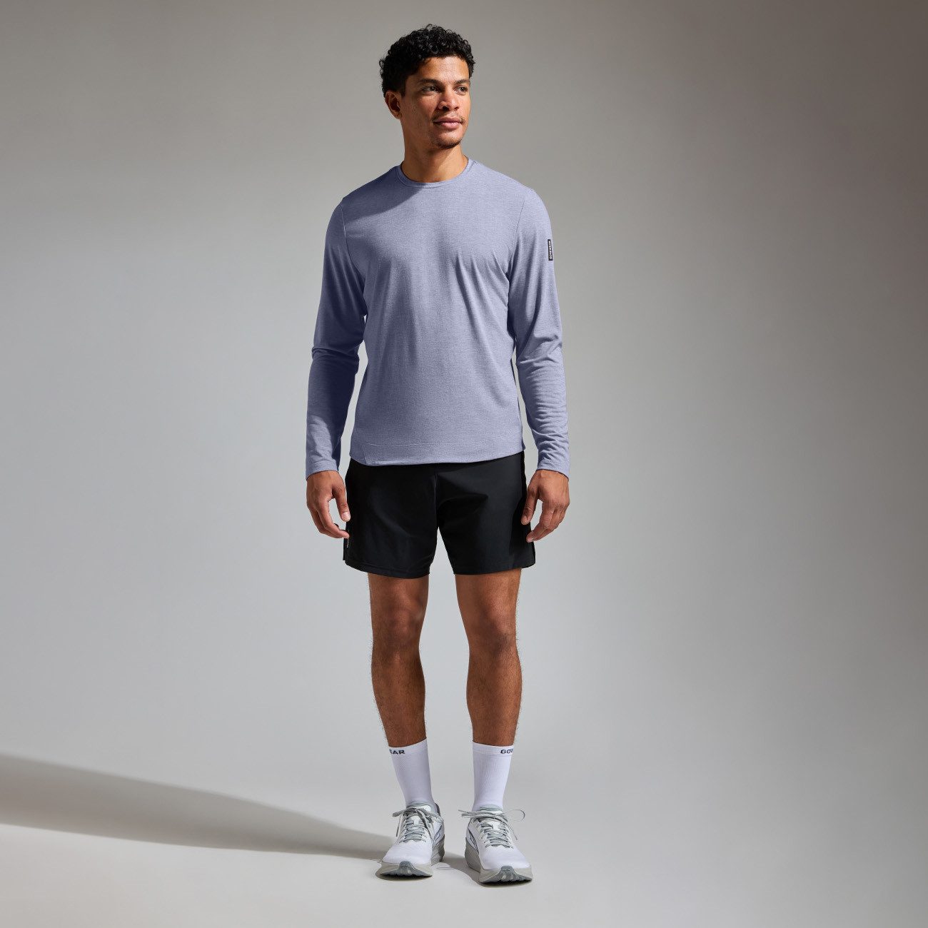 GORE® Wear Laufshirt Gore Wear Training LS Tee Herren Amethyst Grey