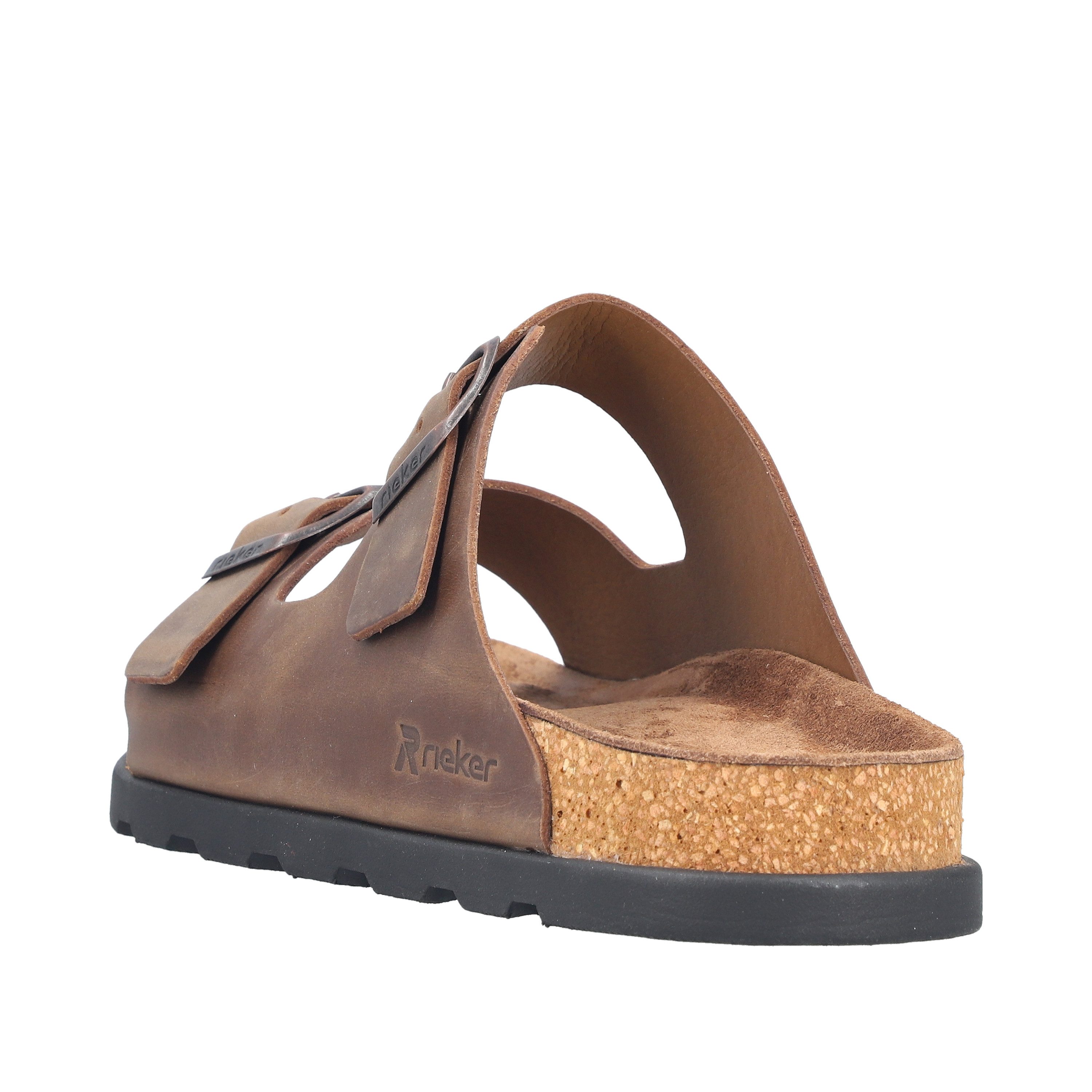 Rieker Pantolette Sommerschuh, Strandschuh, Hausschuh mit bequemem Fußbett