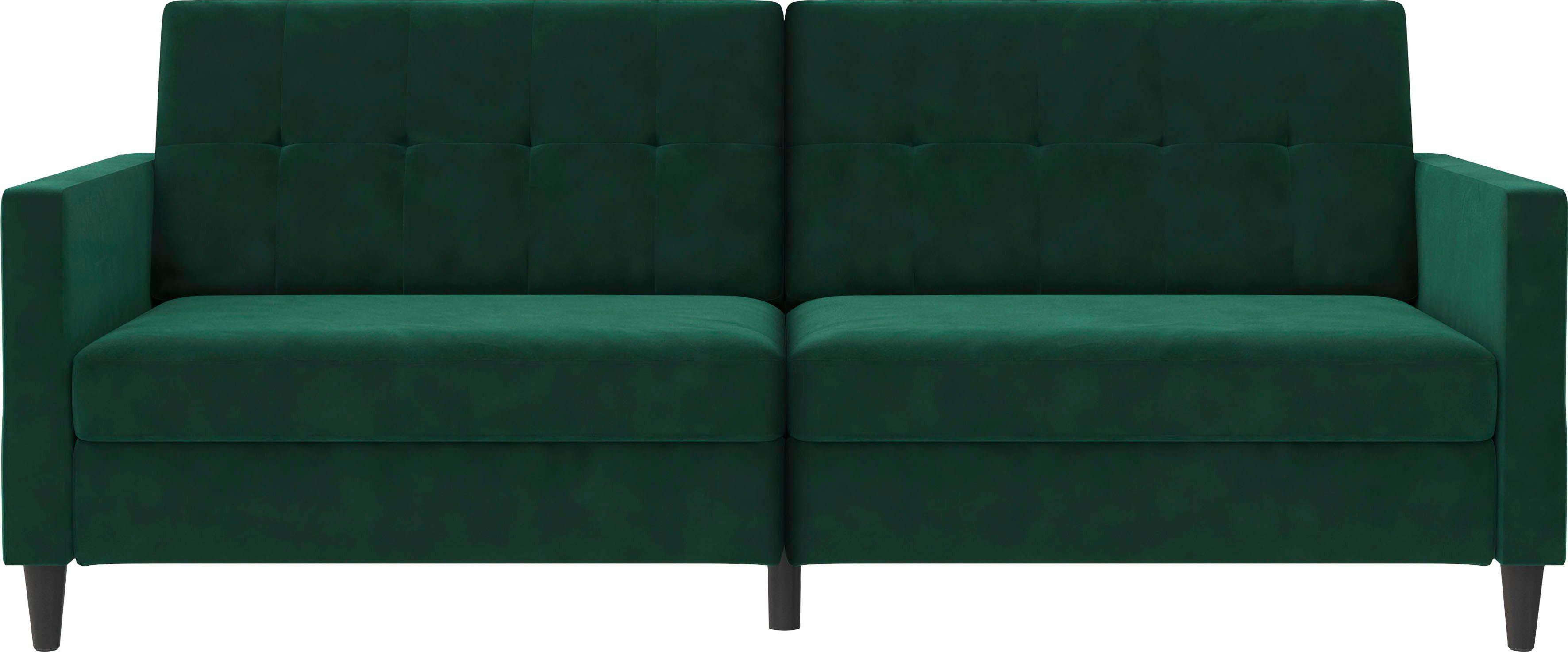 Dorel Home 3-Sitzer Hartford II, Bettfunktion, Rückenlehne 2-teilig, 3-fach verstellbar, Sitzhöhe 43 cm