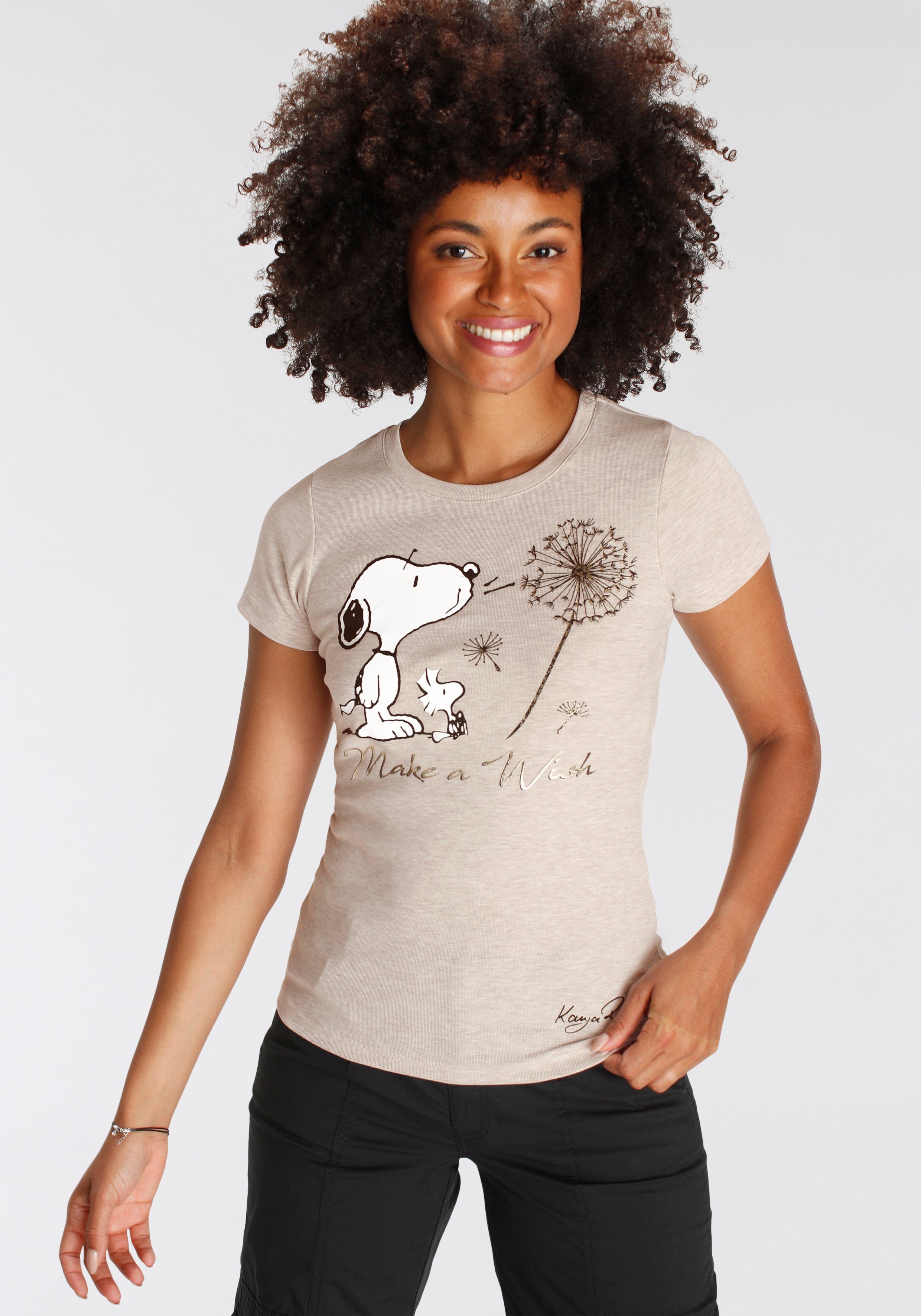 KangaROOS Kurzarmshirt mit lizensiertem Snoopy Print Originaldesign